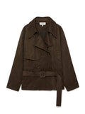 MUTE SUEDE TRENCH JACKET