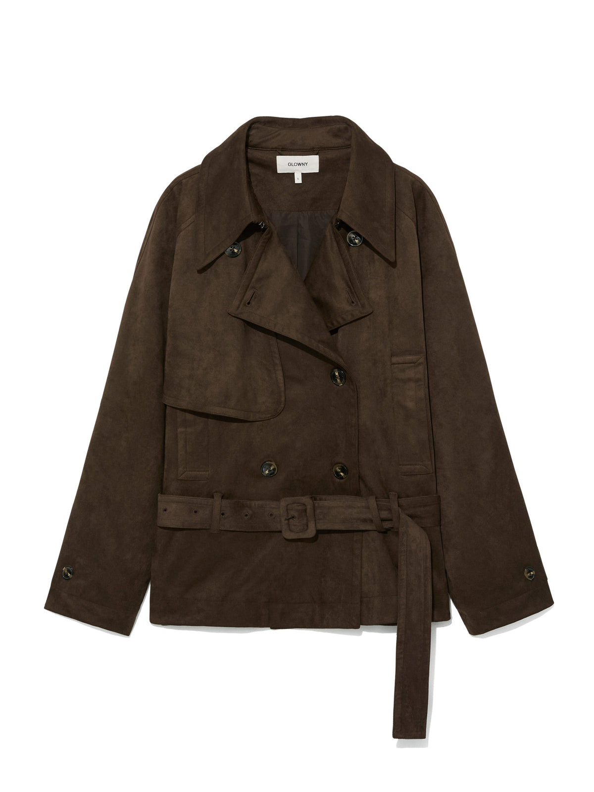 MUTE SUEDE TRENCH JACKET
