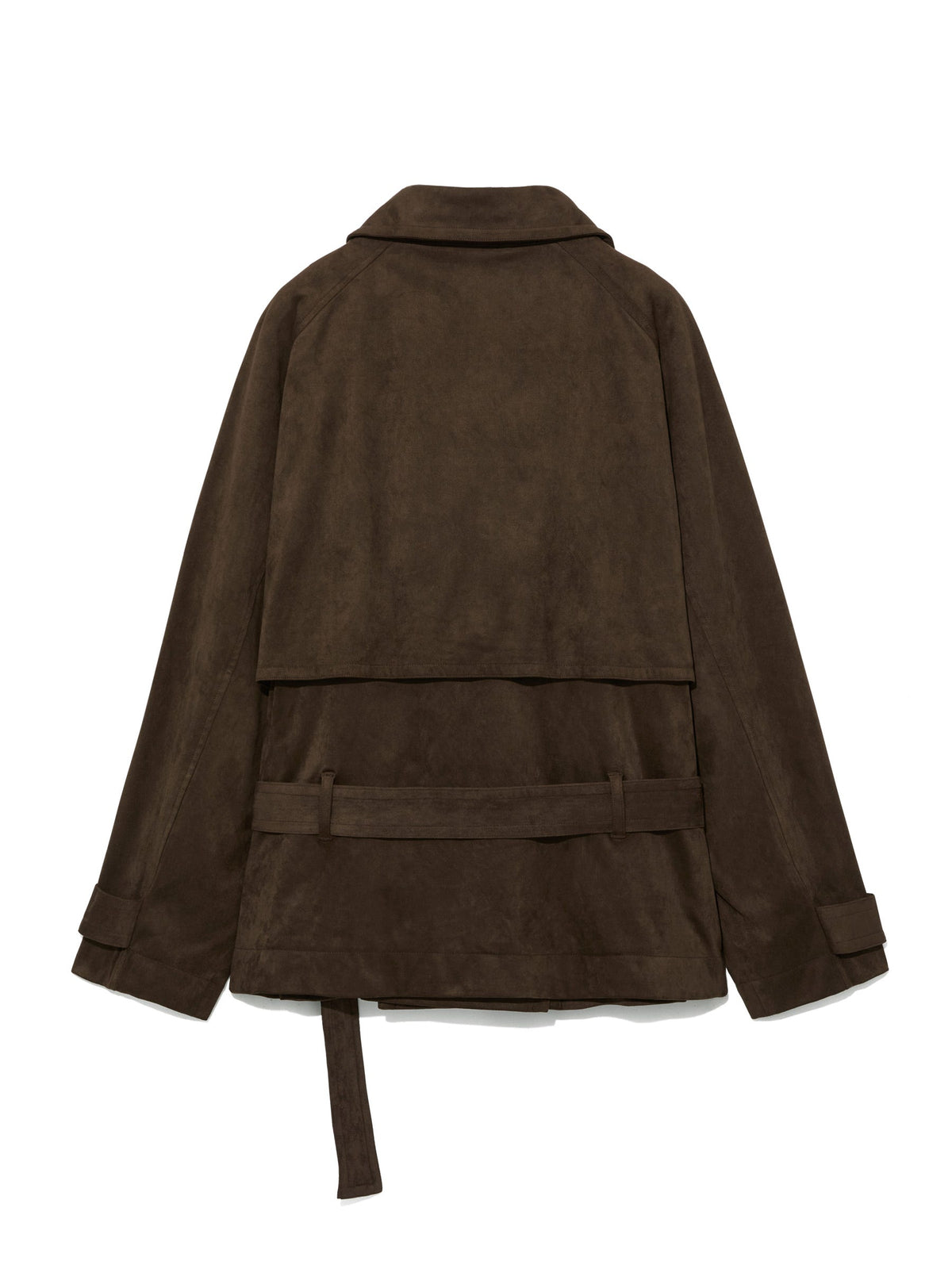MUTE SUEDE TRENCH JACKET