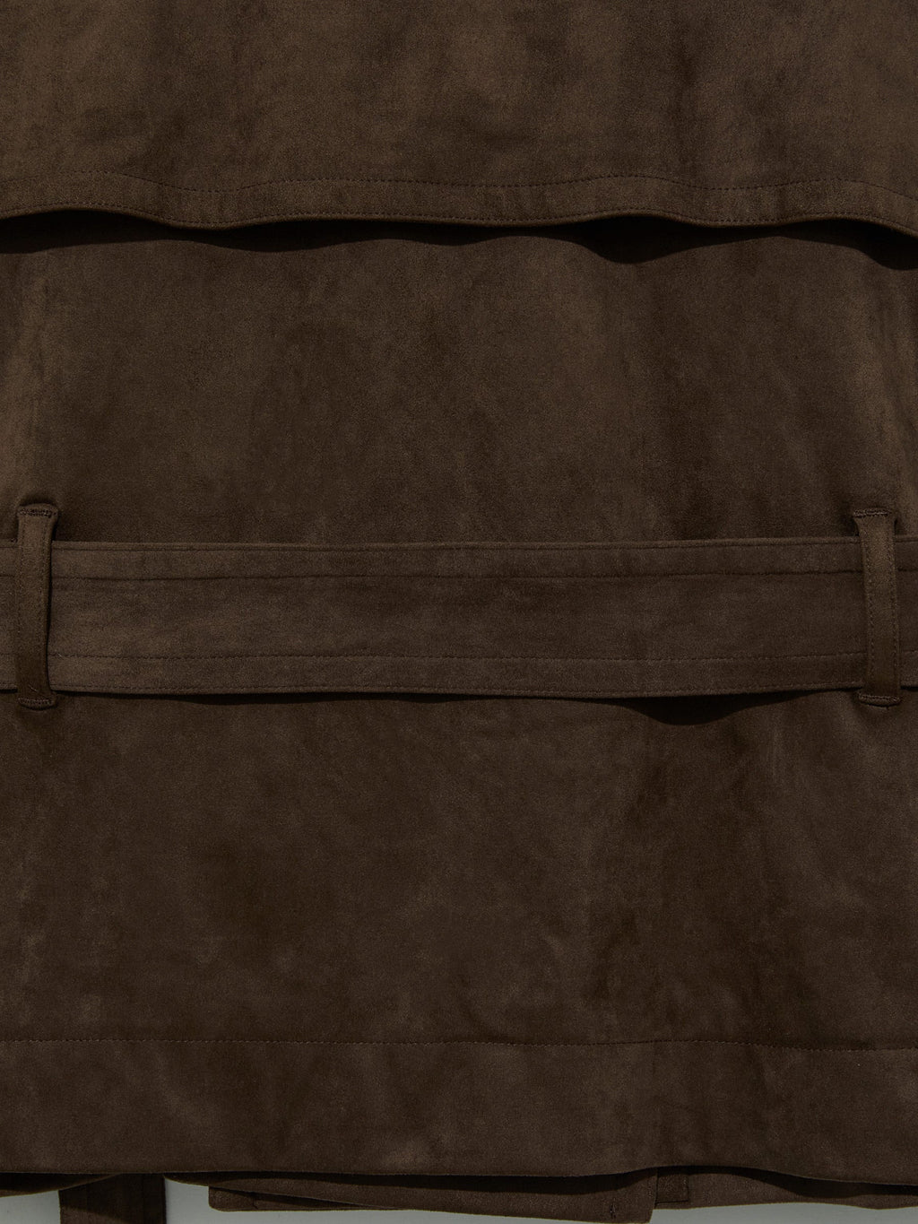 MUTE SUEDE TRENCH JACKET