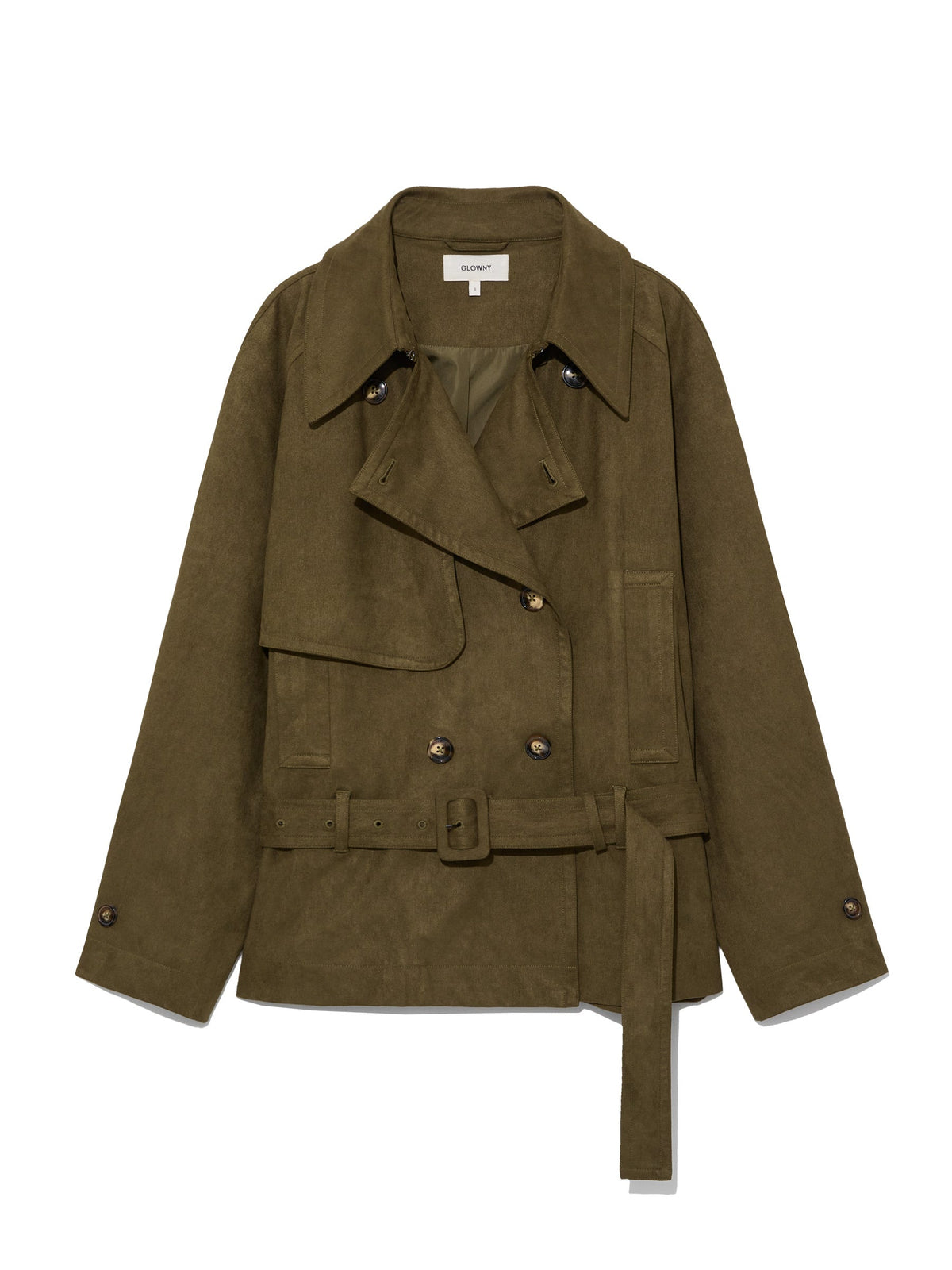 MUTE SUEDE TRENCH JACKET
