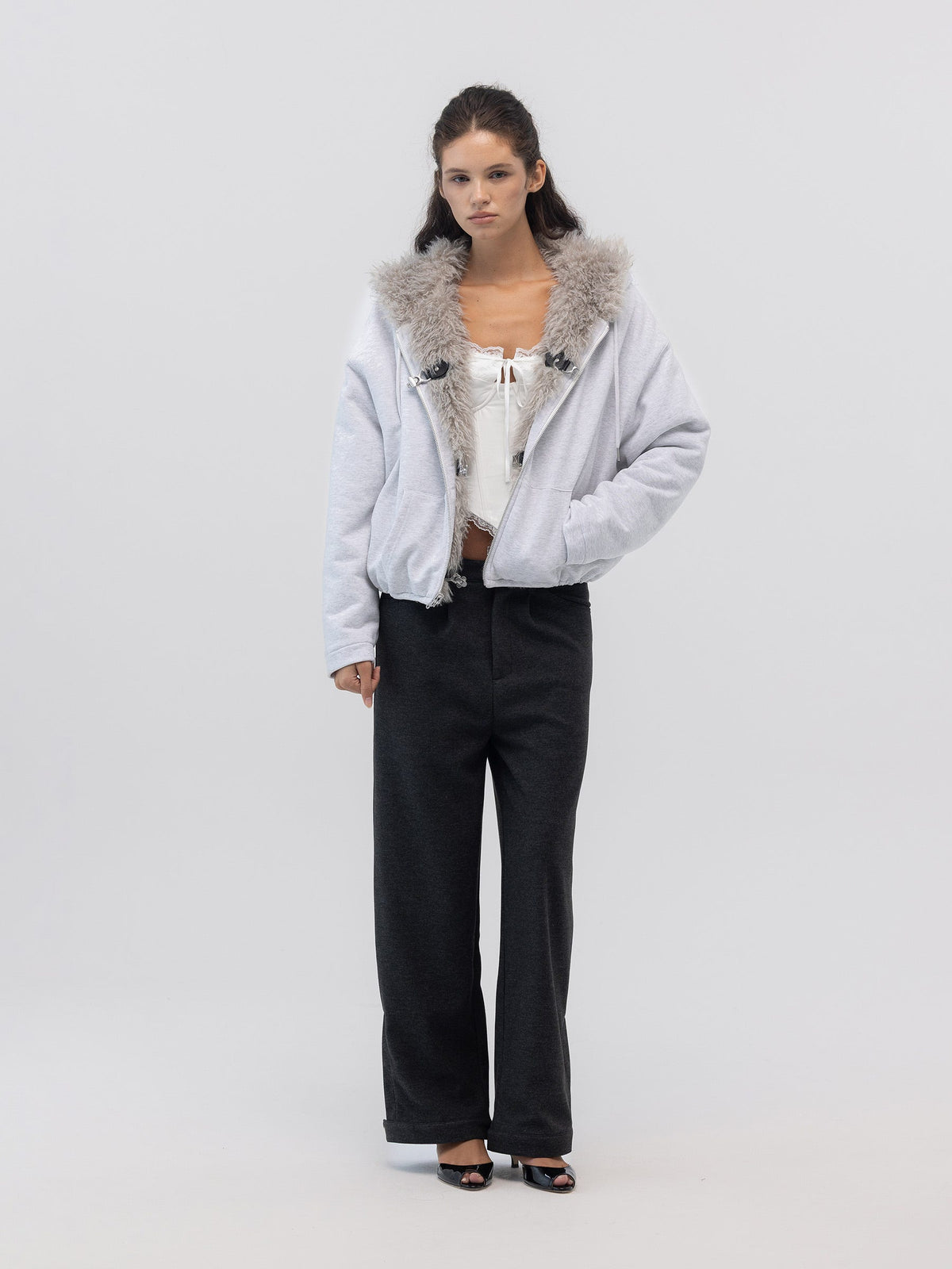 FLURRY REVERSIBLE FUR JACKET
