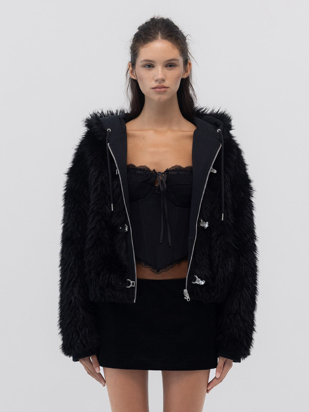 FLURRY REVERSIBLE FUR JACKET