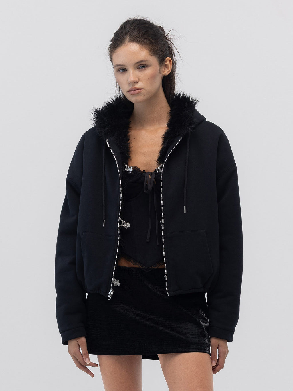 FLURRY REVERSIBLE FUR JACKET