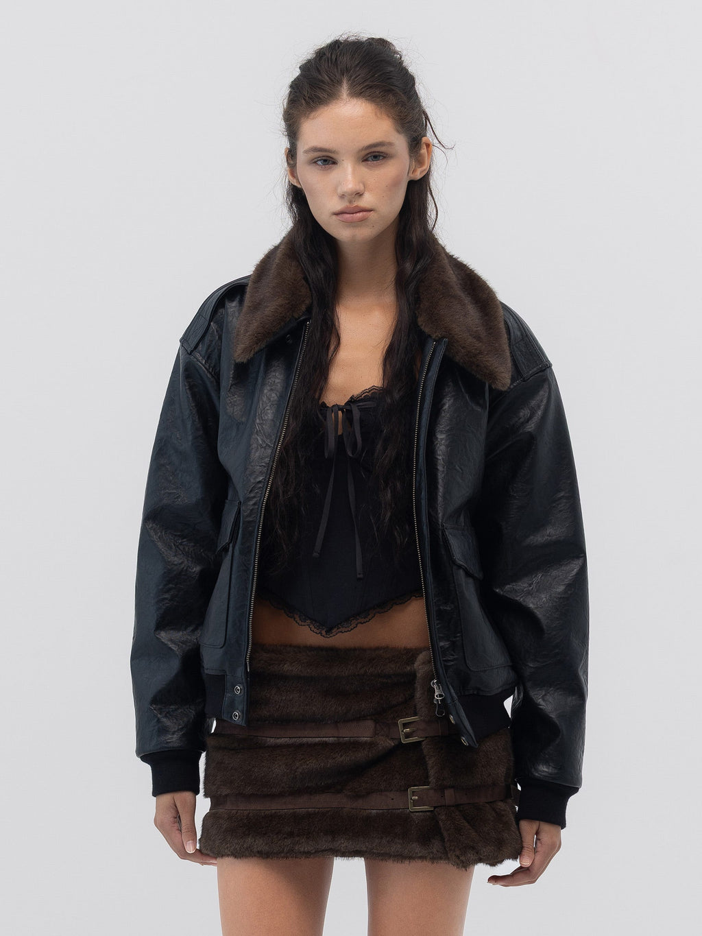 SHEARLING LEATHER JACKET