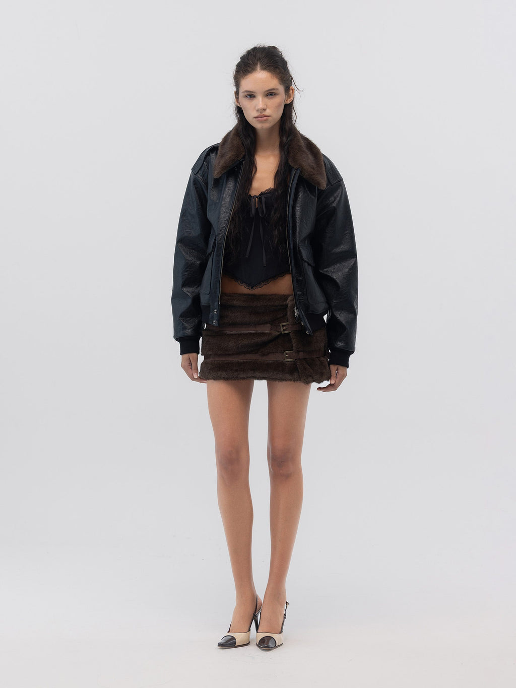SHEARLING LEATHER JACKET