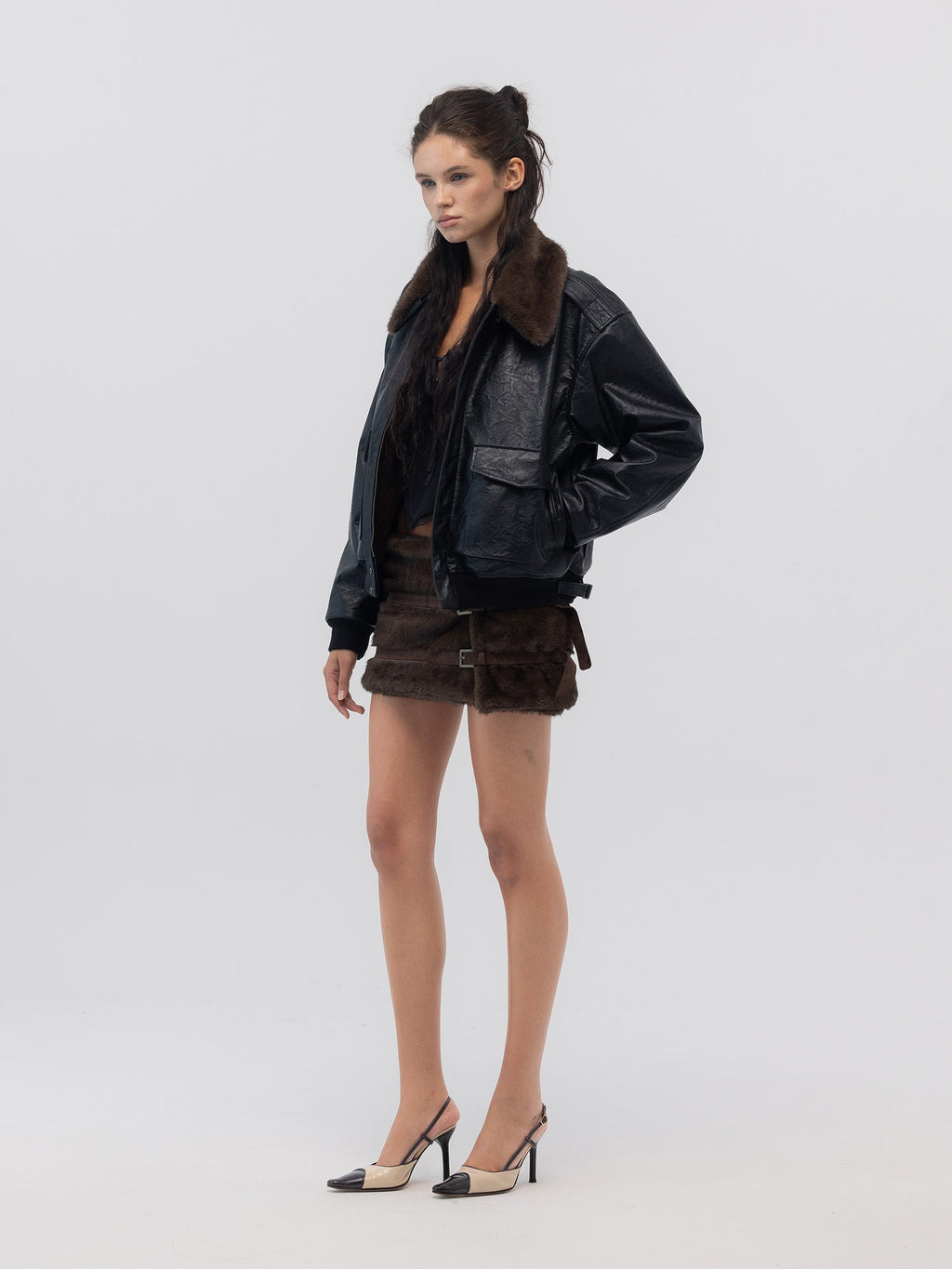 SHEARLING LEATHER JACKET