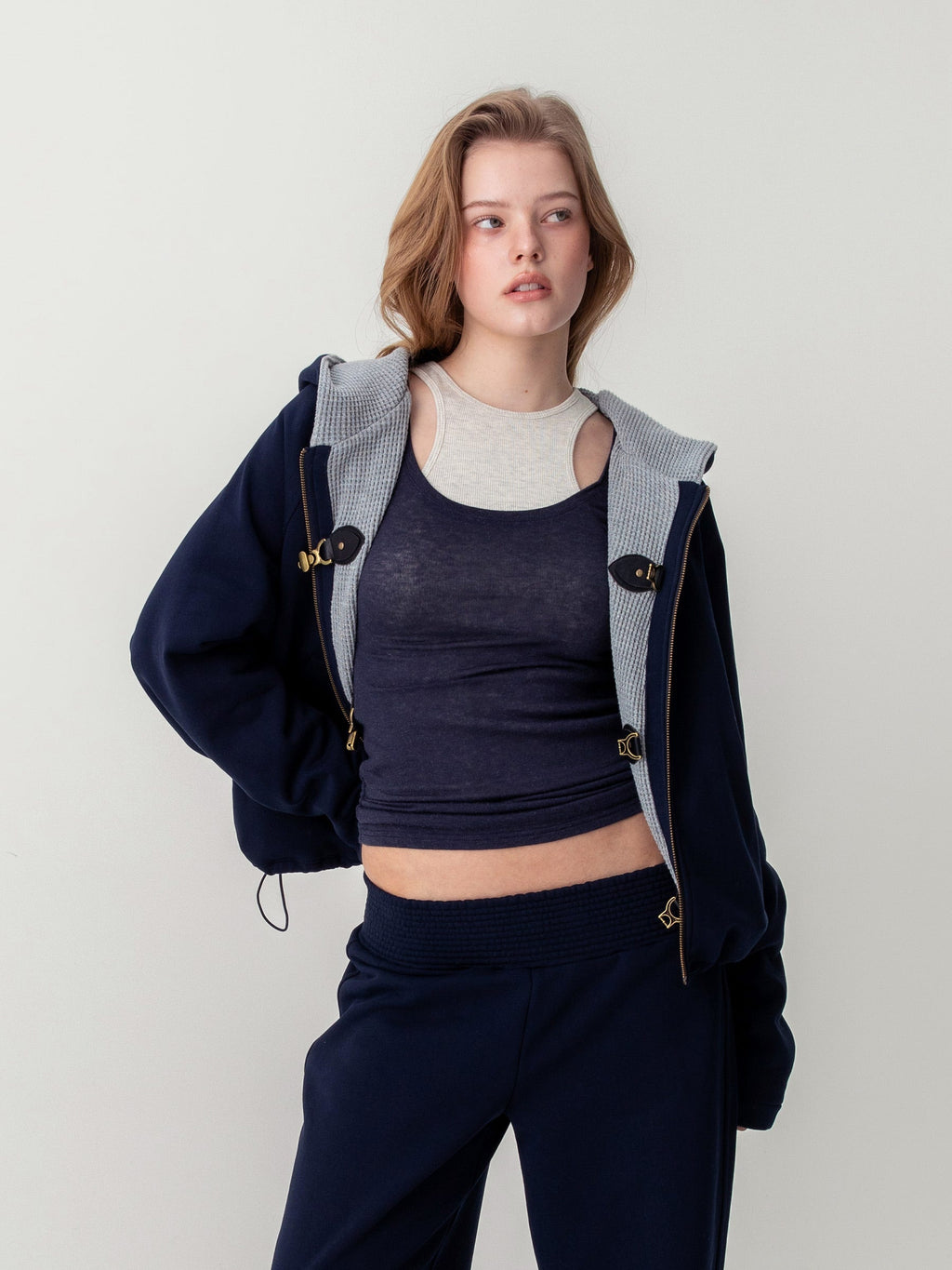 NOVA REVERSIBLE WAFFLE JACKET