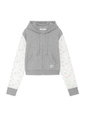 CONTRAST DREAMY WAFFLE HOODIE