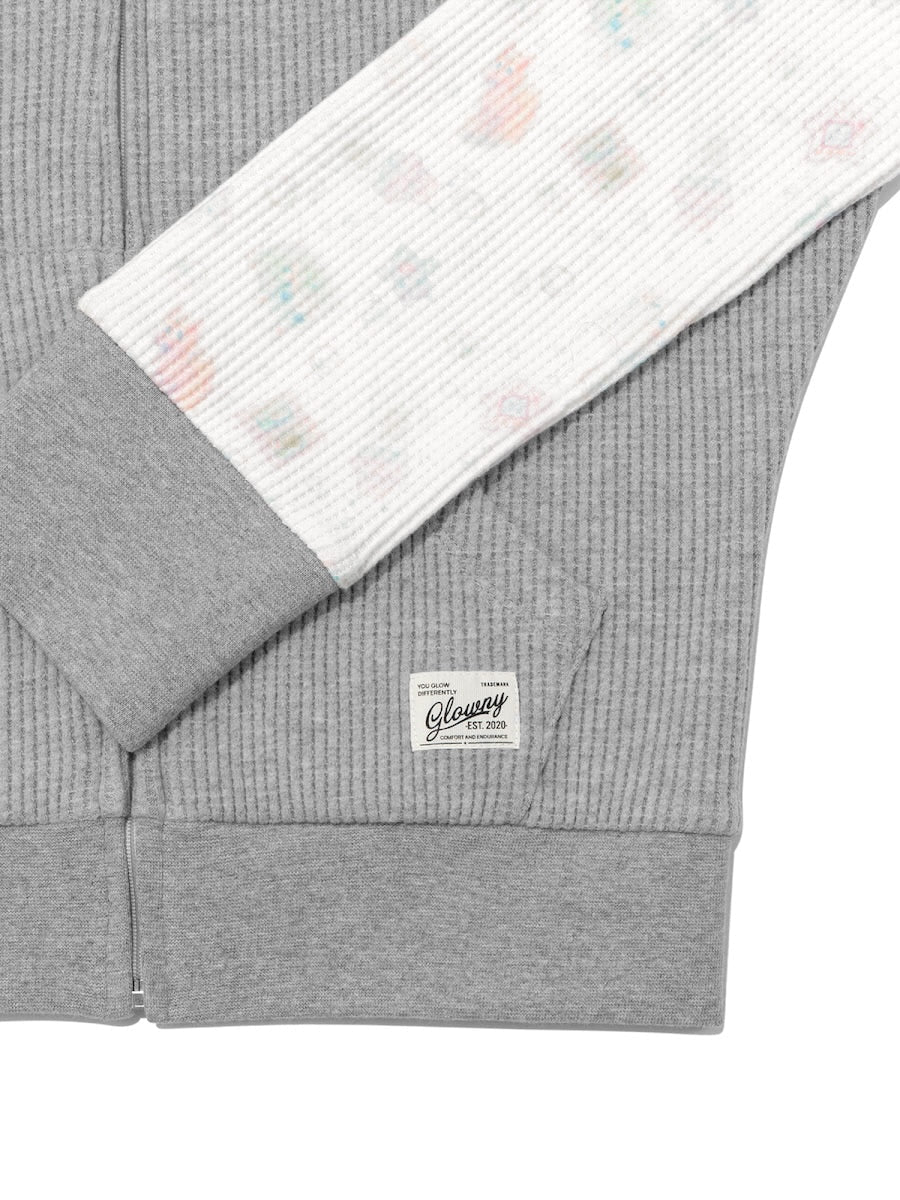 CONTRAST DREAMY WAFFLE HOODIE