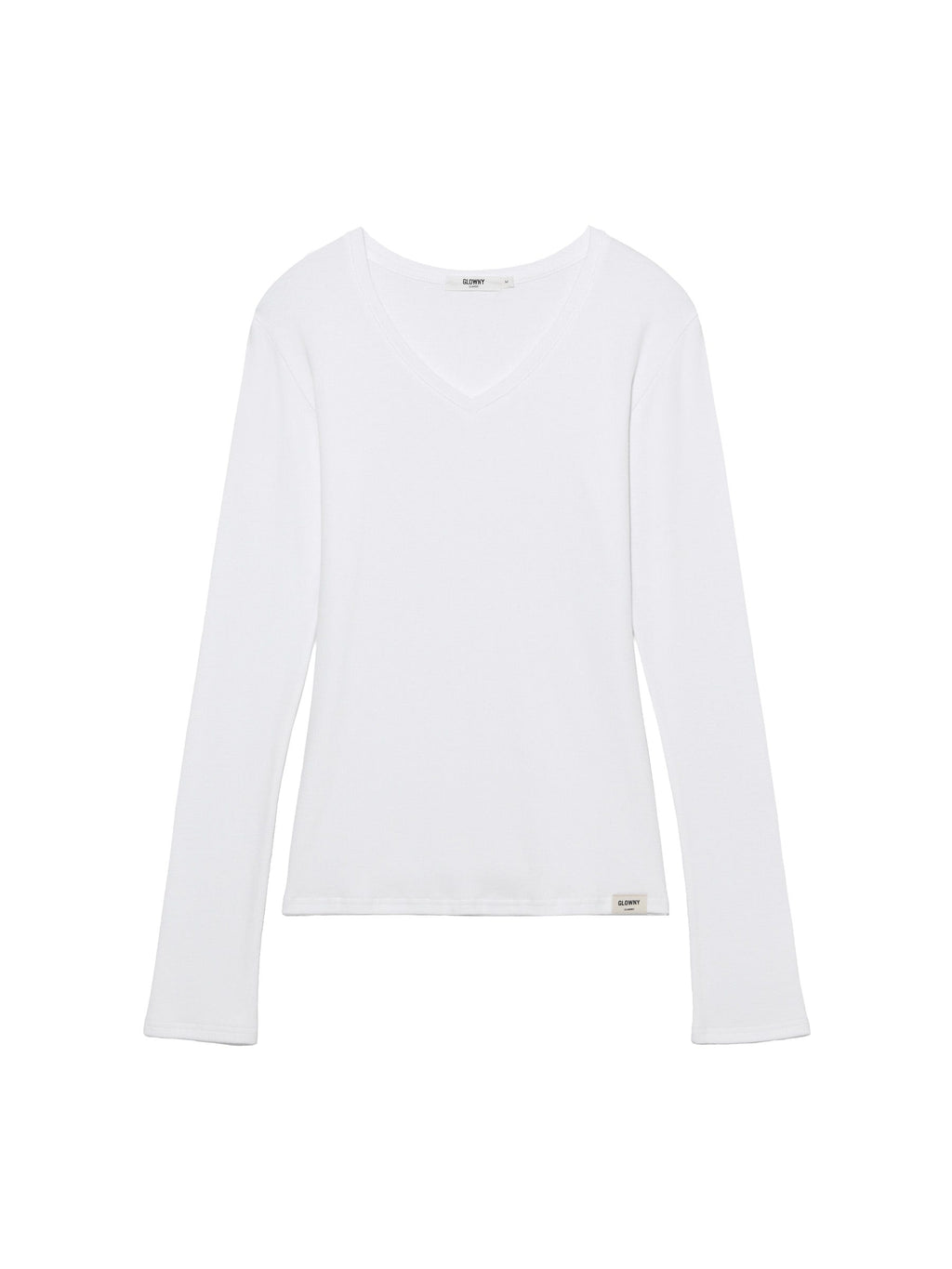 G CLASSIC V-NECK RIB LONG SLEEVE