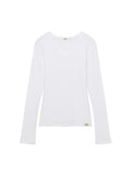 G CLASSIC V-NECK RIB LONG SLEEVE