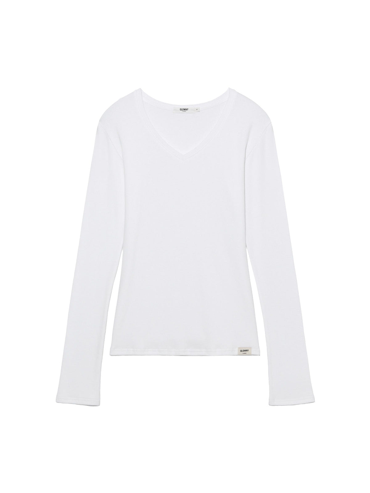 G CLASSIC V-NECK RIB LONG SLEEVE