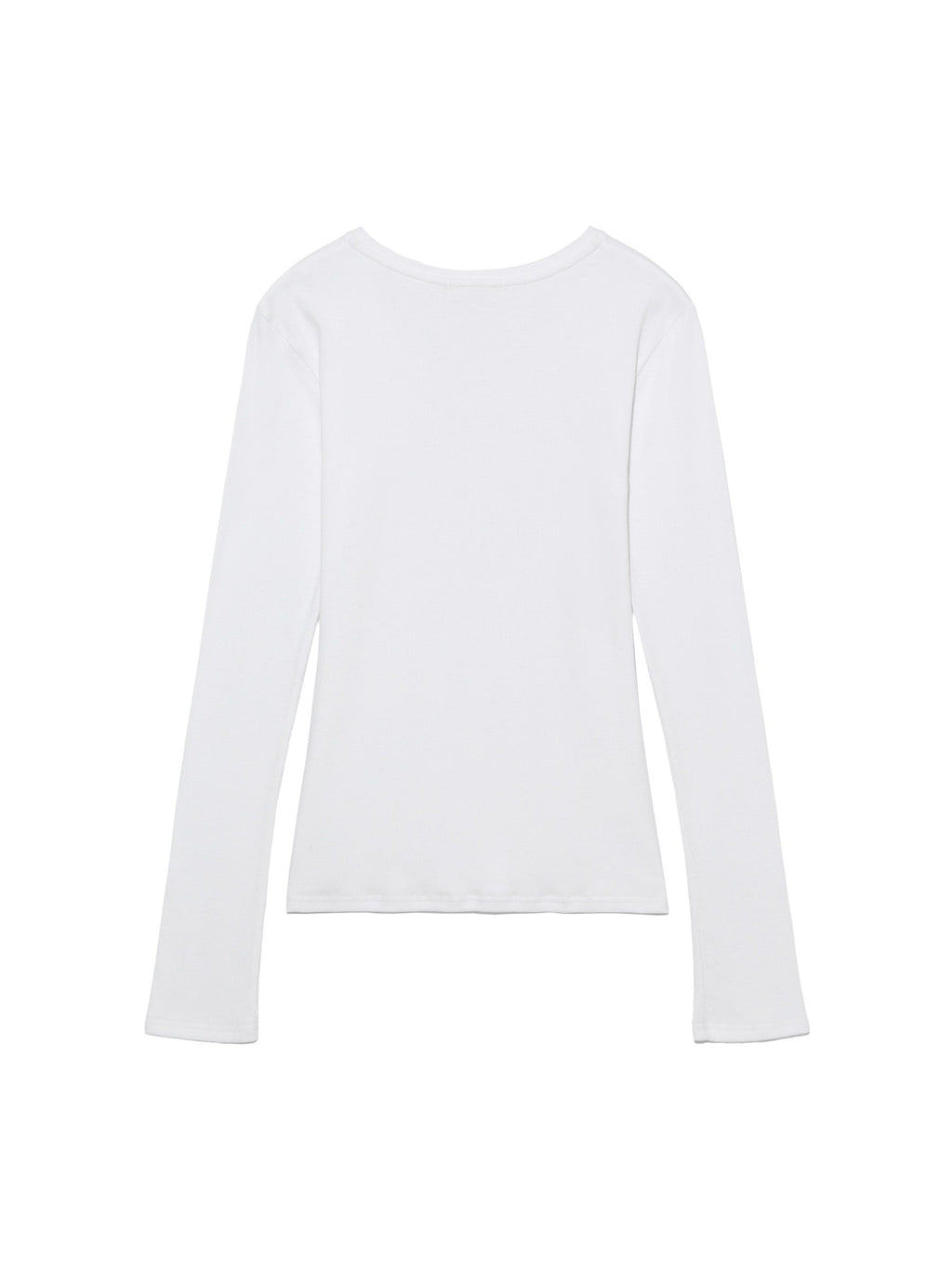 G CLASSIC V-NECK RIB LONG SLEEVE