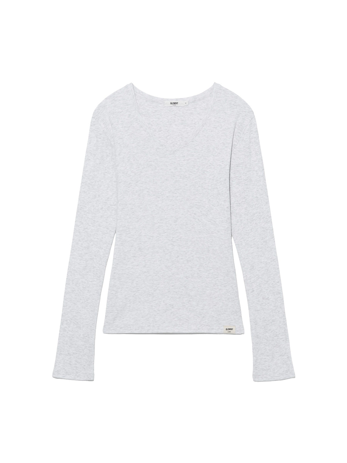G CLASSIC V-NECK RIB LONG SLEEVE