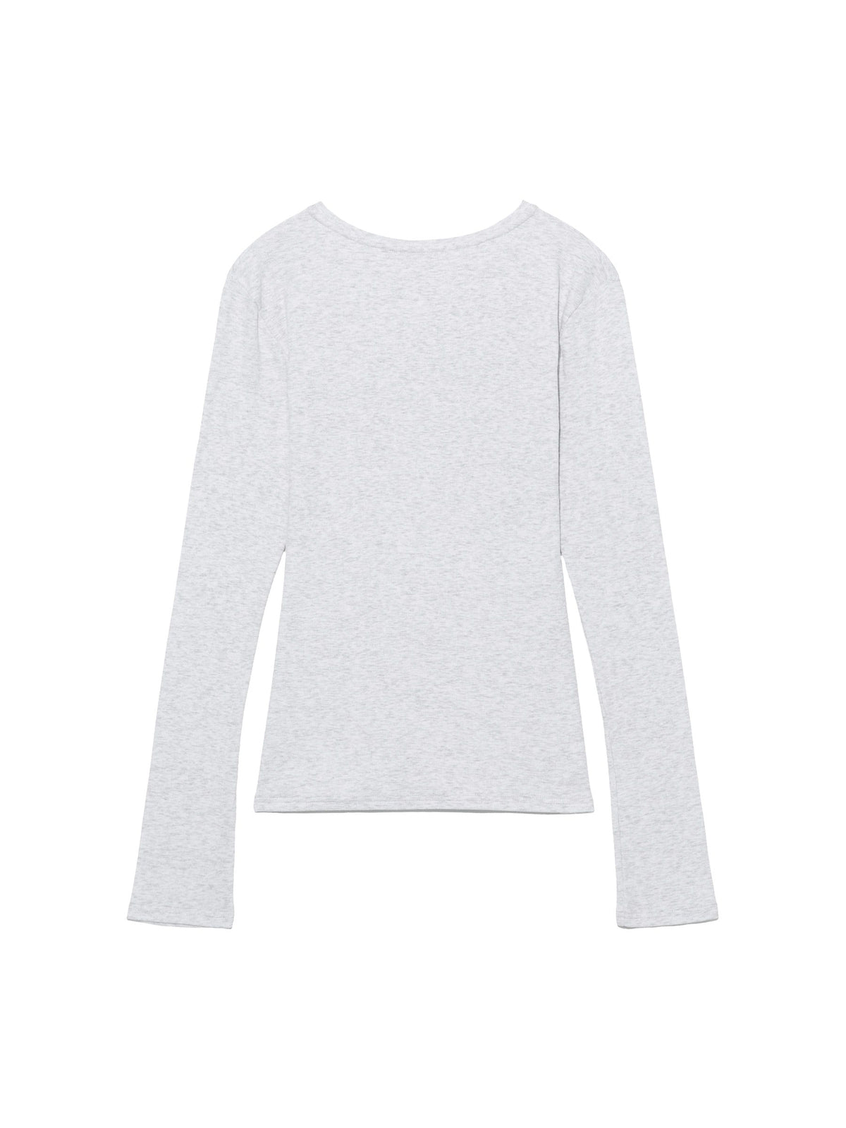 G CLASSIC V-NECK RIB LONG SLEEVE