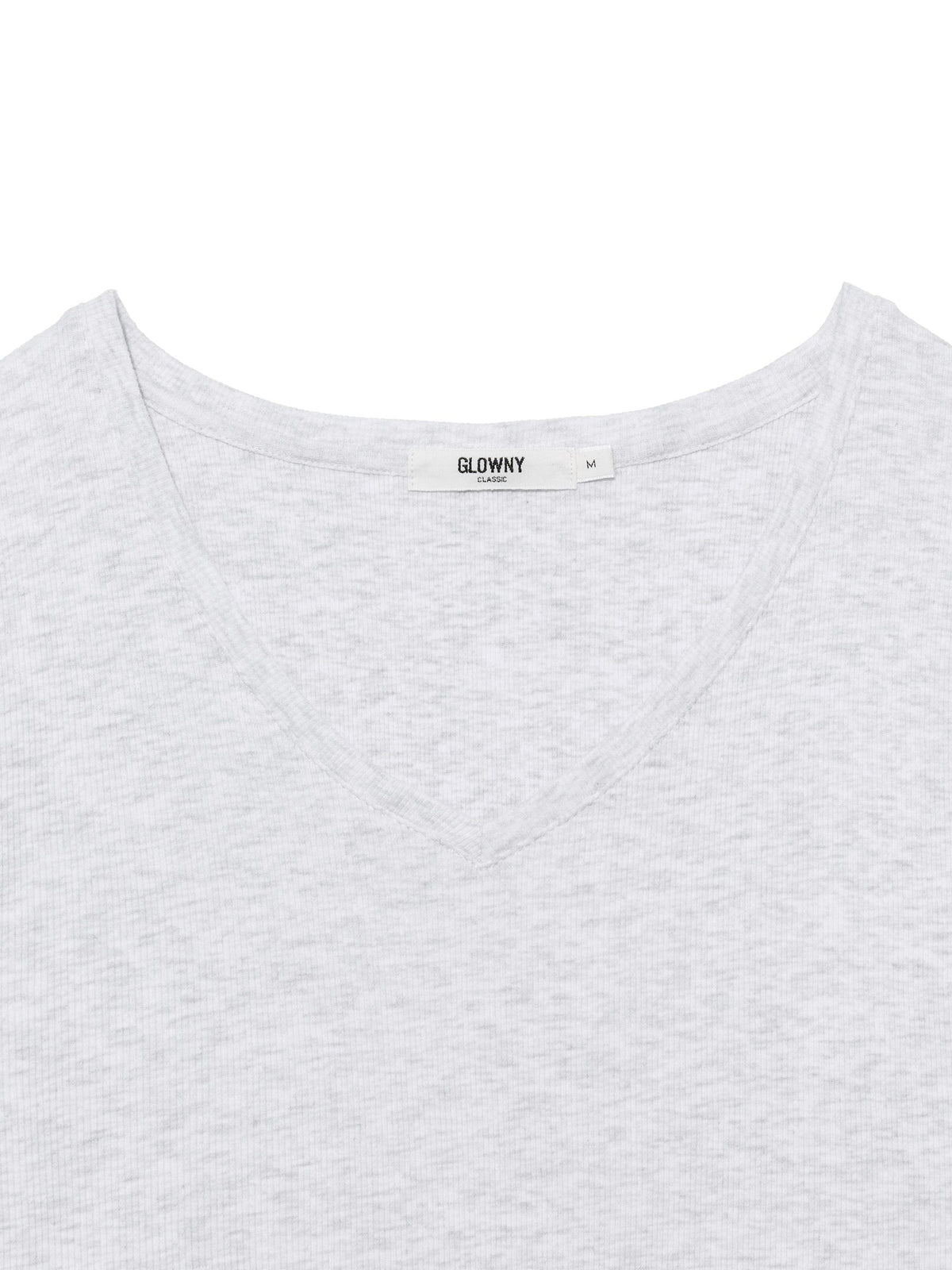 G CLASSIC V-NECK RIB LONG SLEEVE