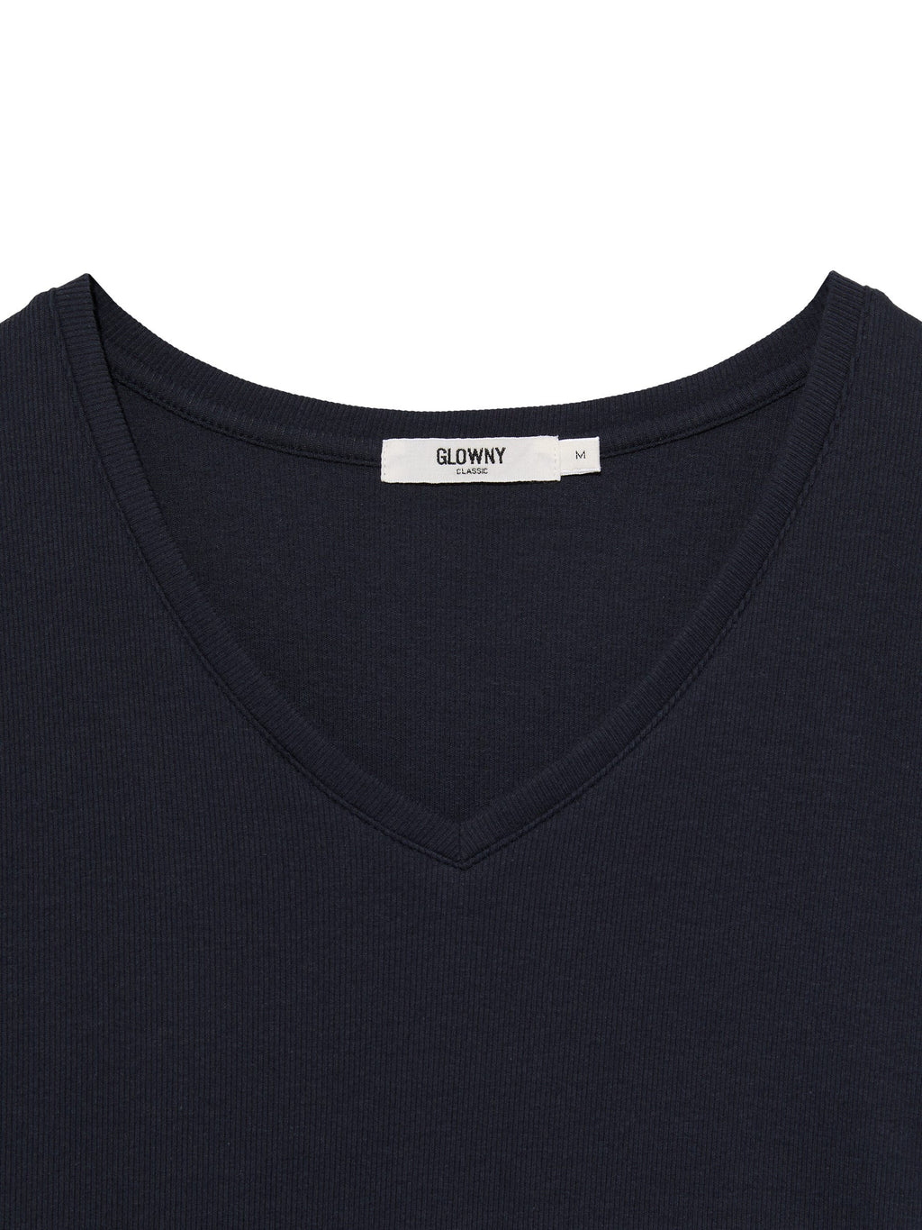 G CLASSIC V-NECK RIB LONG SLEEVE