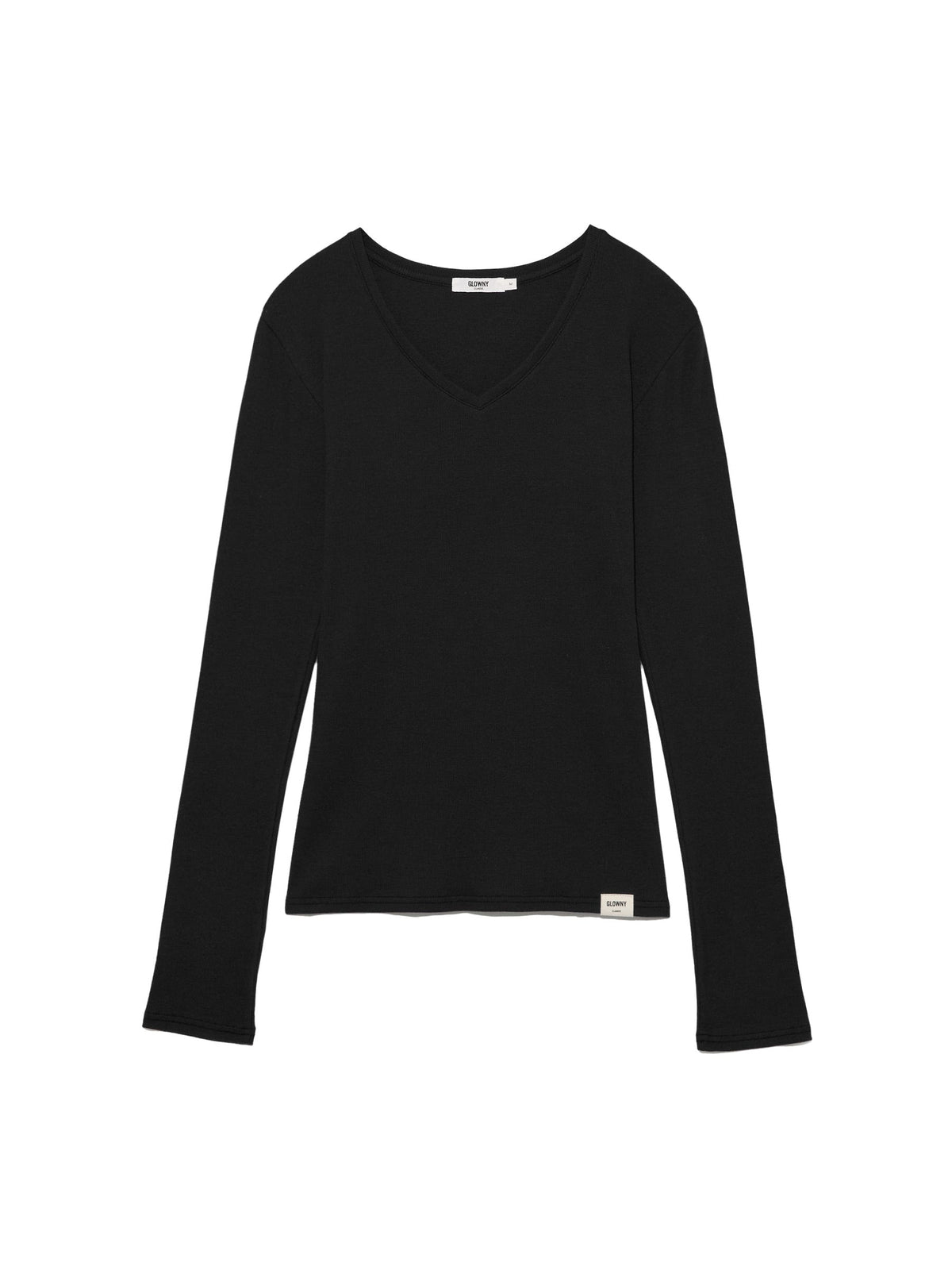 G CLASSIC V-NECK RIB LONG SLEEVE