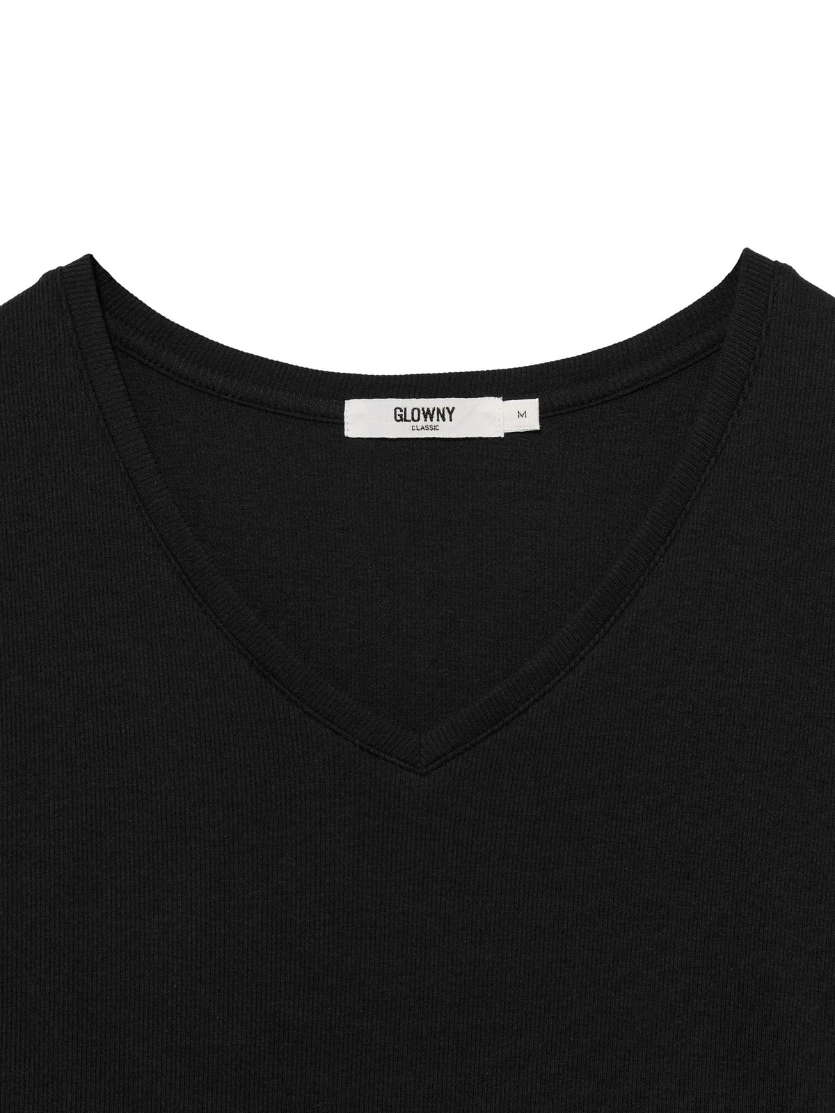 G CLASSIC V-NECK RIB LONG SLEEVE