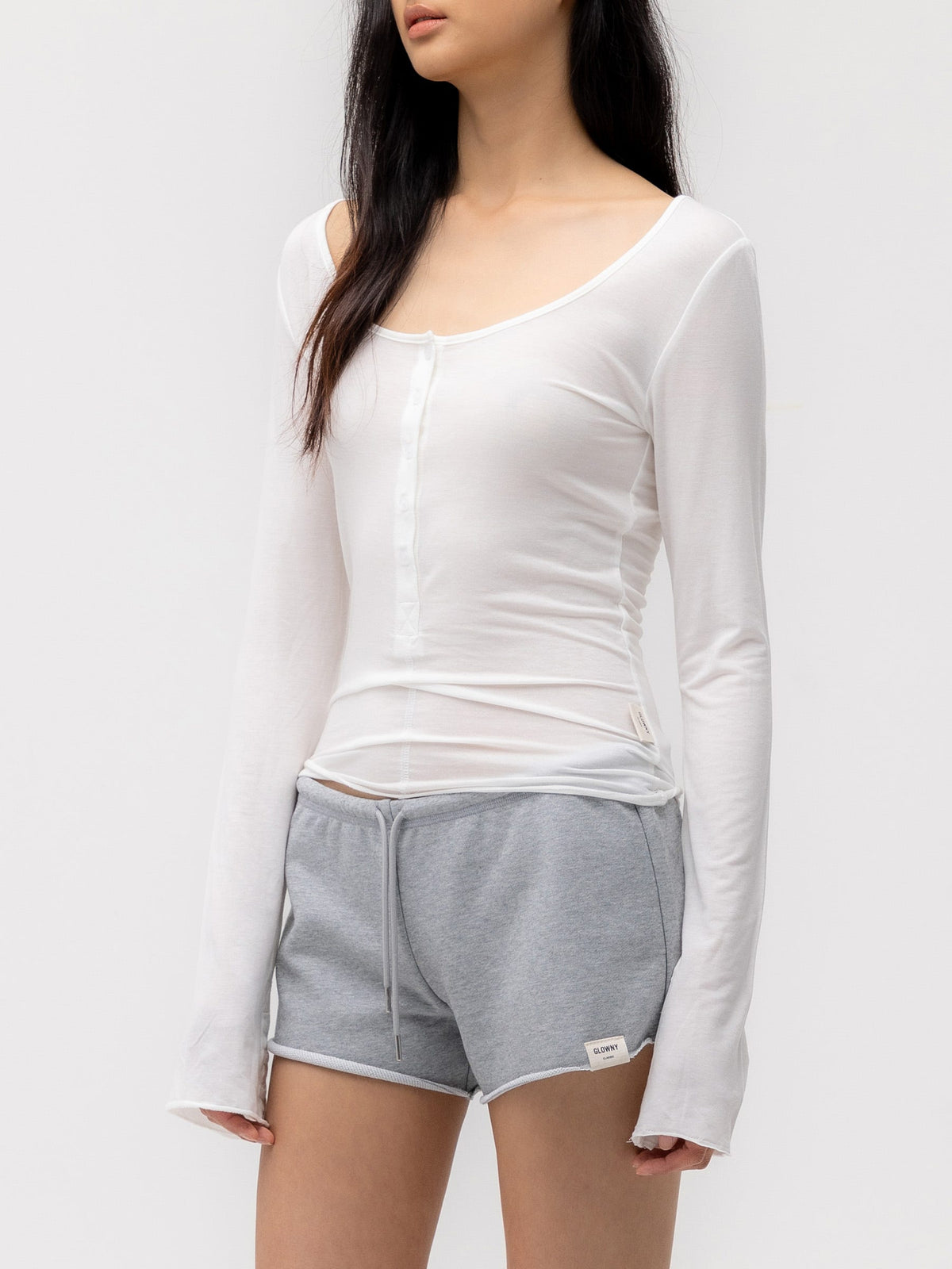 G BUTTON LONG SLEEVE