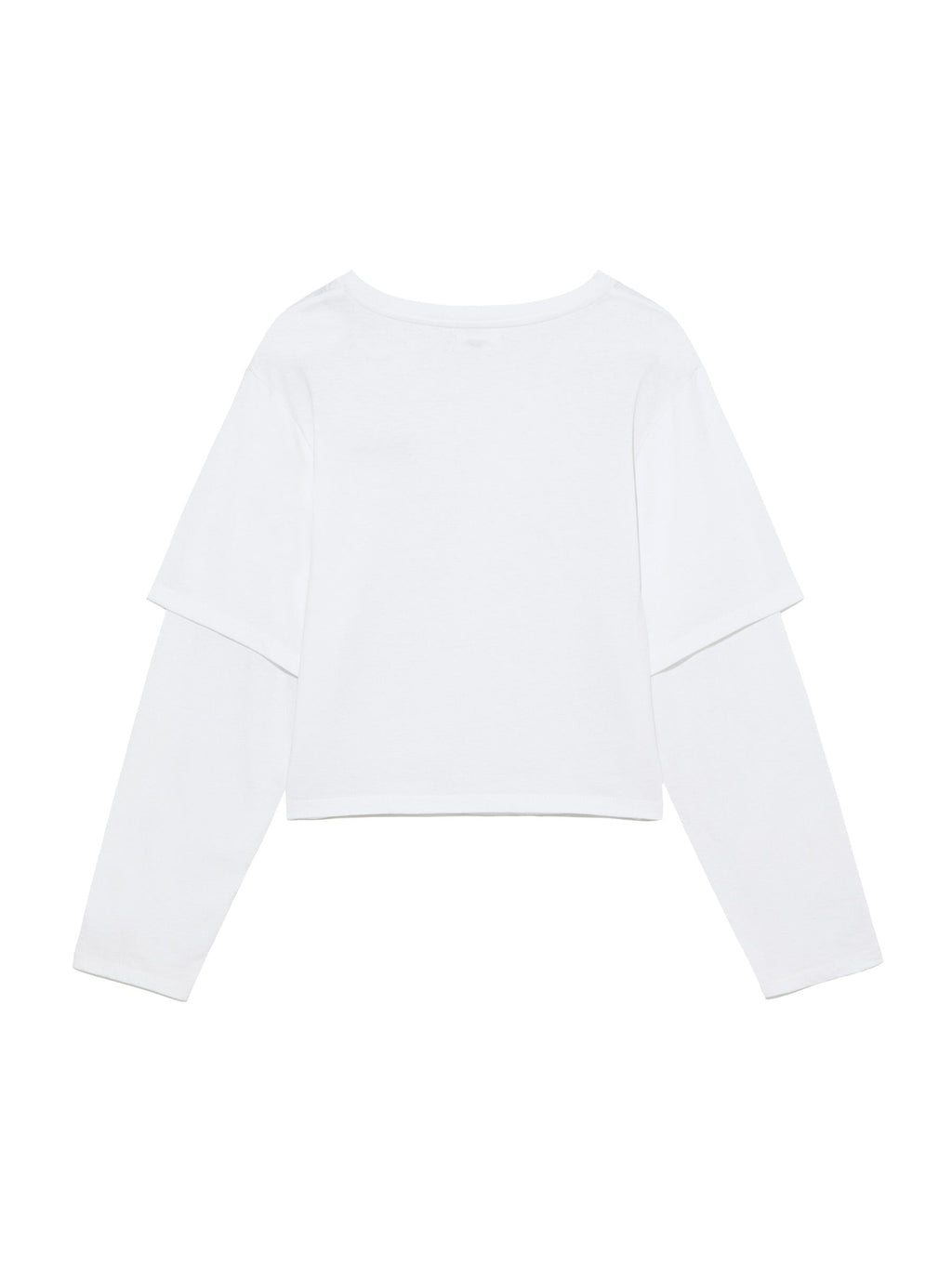 G DOUBLE SLEEVE LETTER TEE