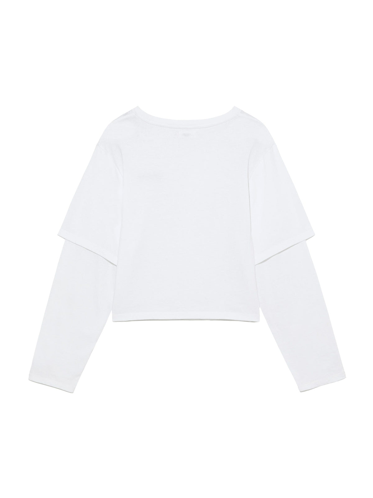G DOUBLE SLEEVE LETTER TEE