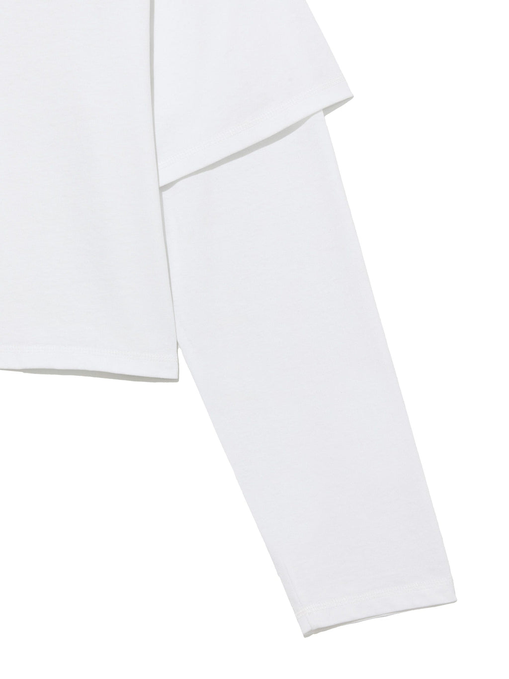 G DOUBLE SLEEVE LETTER TEE