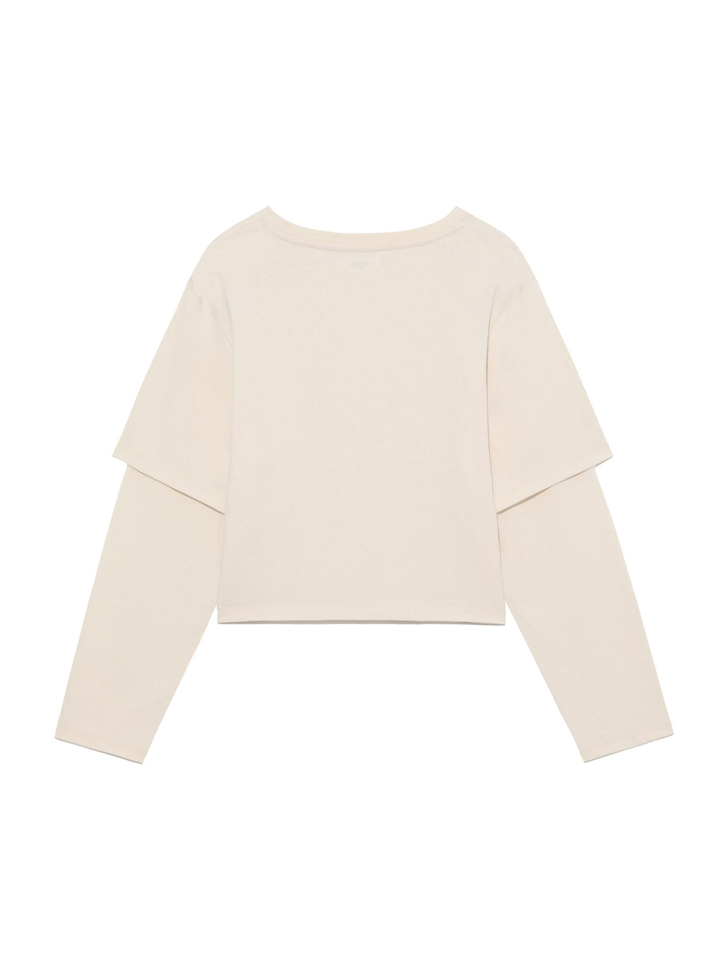 G DOUBLE SLEEVE LETTER TEE