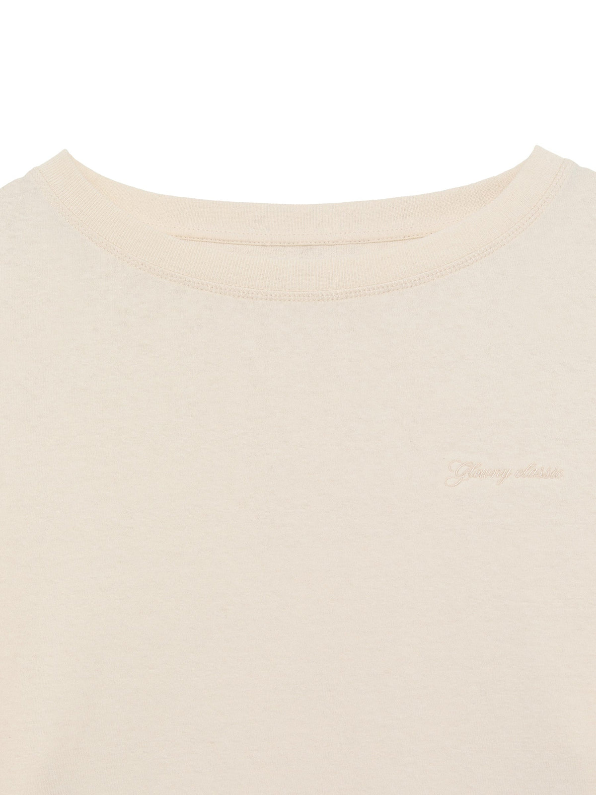 G DOUBLE SLEEVE LETTER TEE