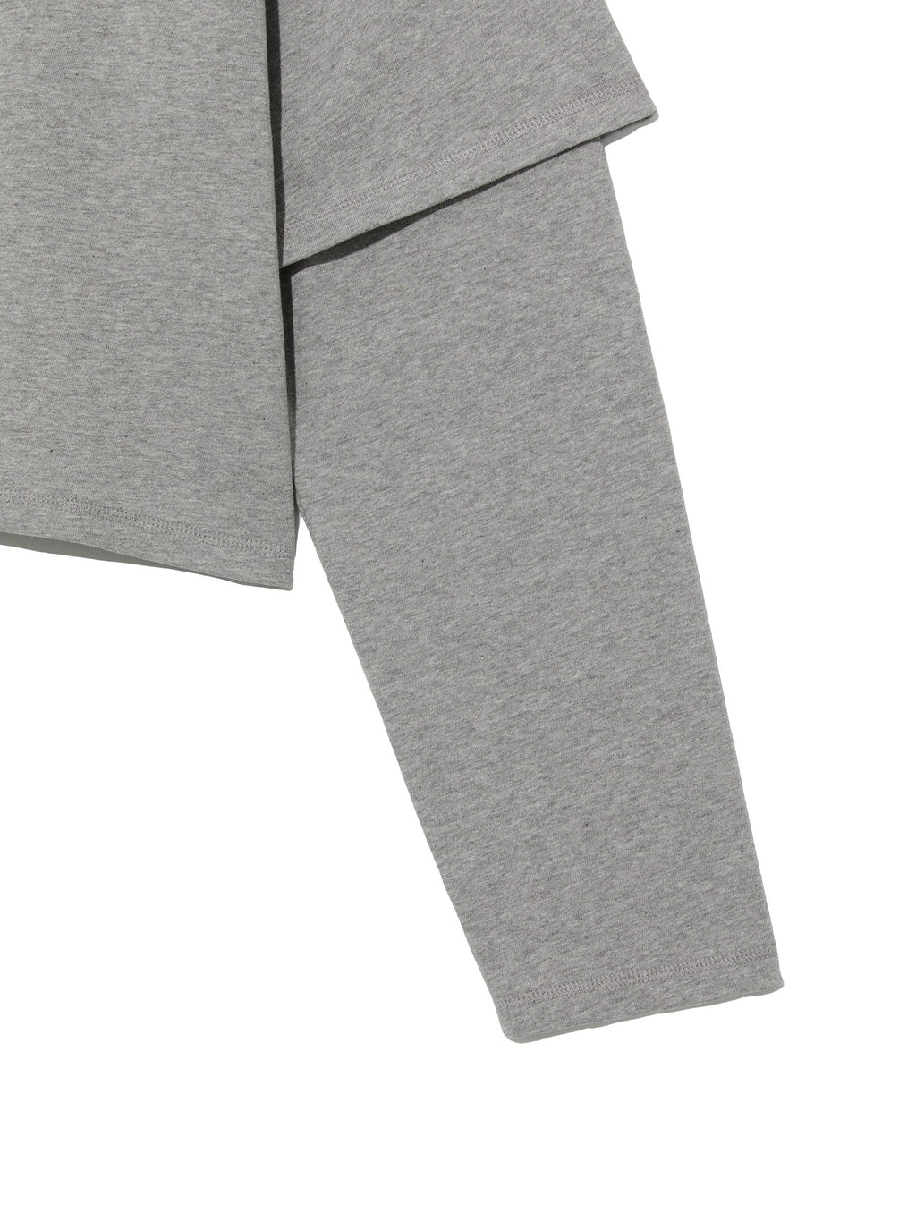 G DOUBLE SLEEVE LETTER TEE