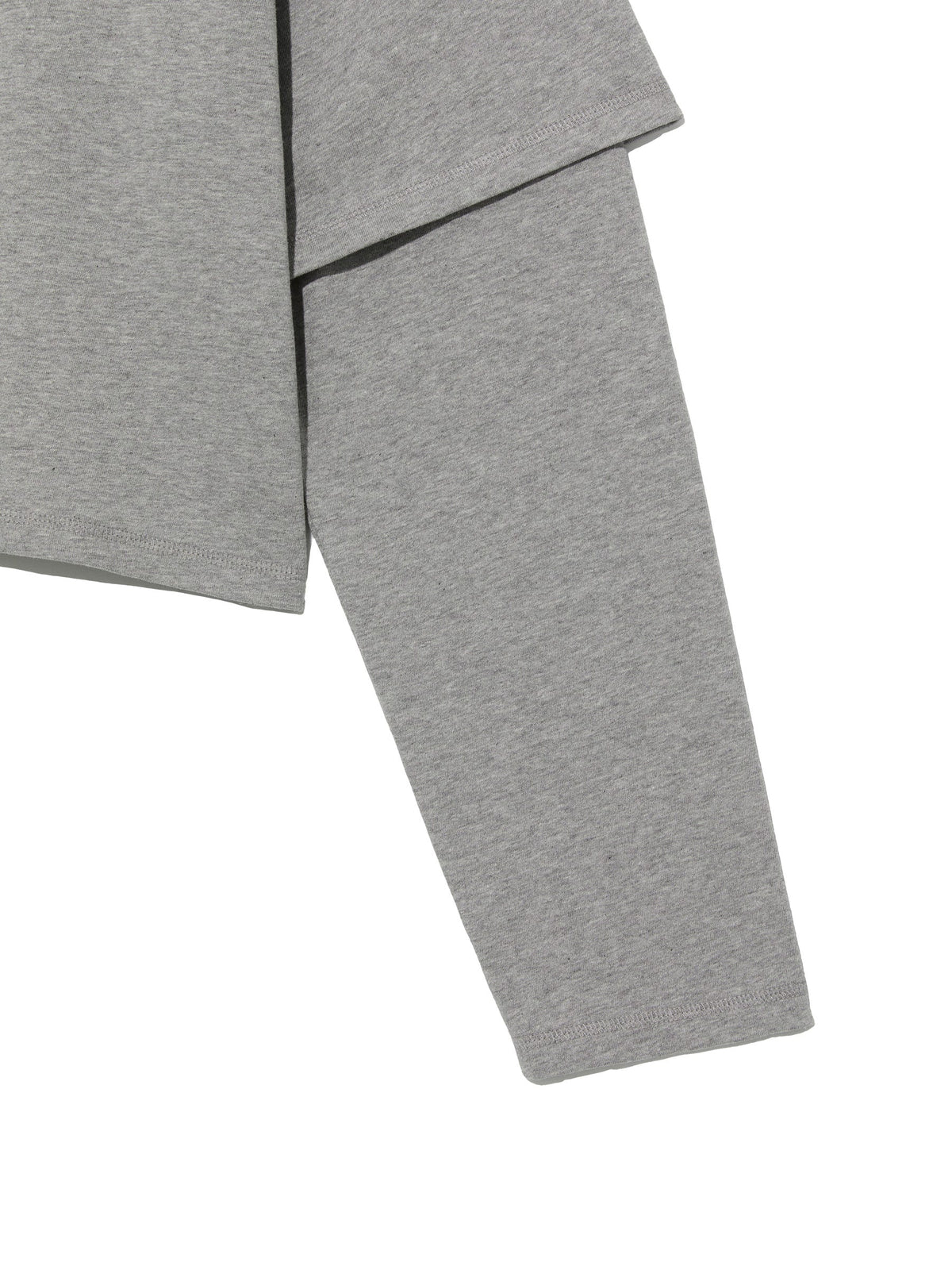 G DOUBLE SLEEVE LETTER TEE