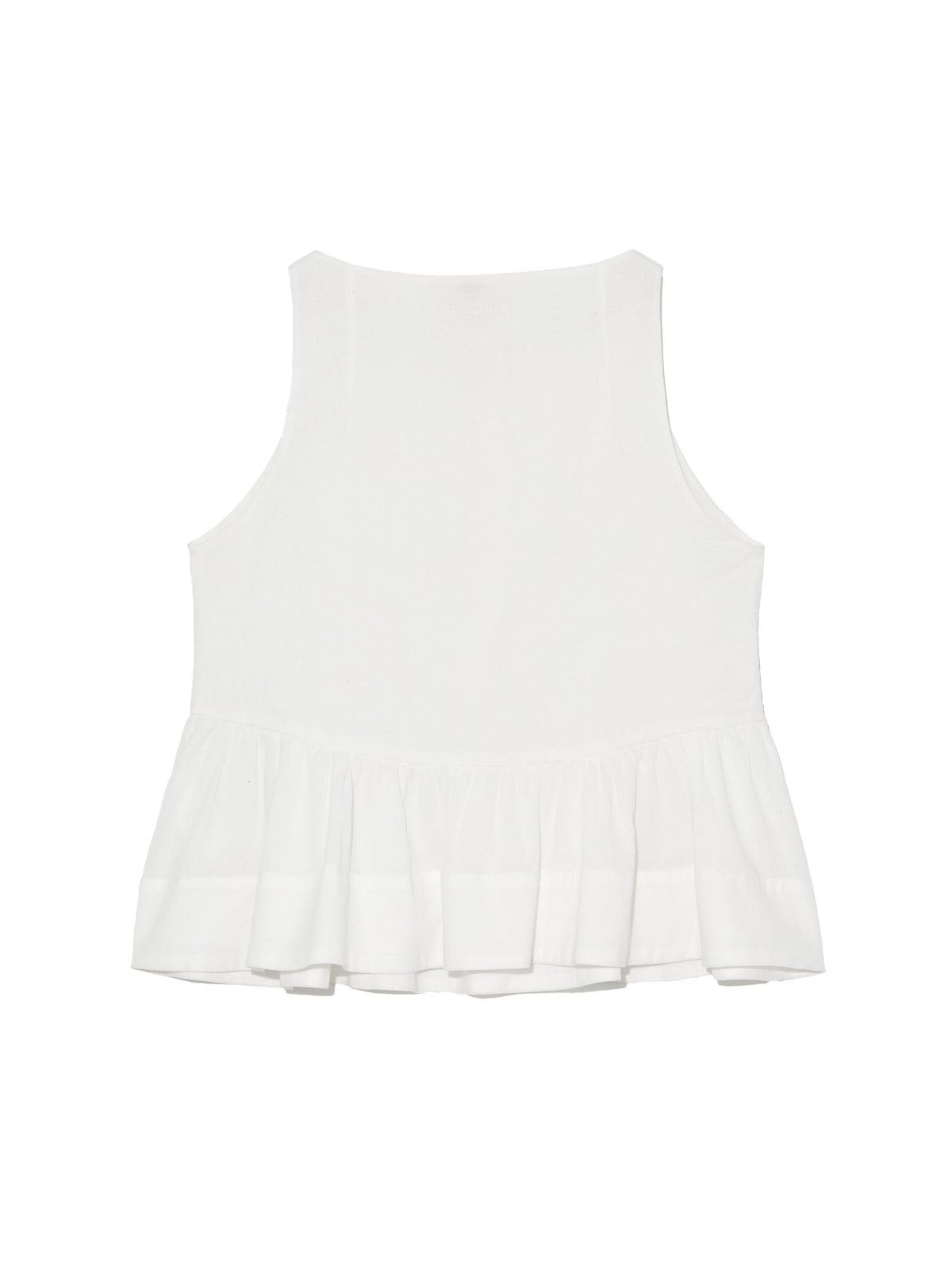 G RUFFLED BUTTON BLOUSE