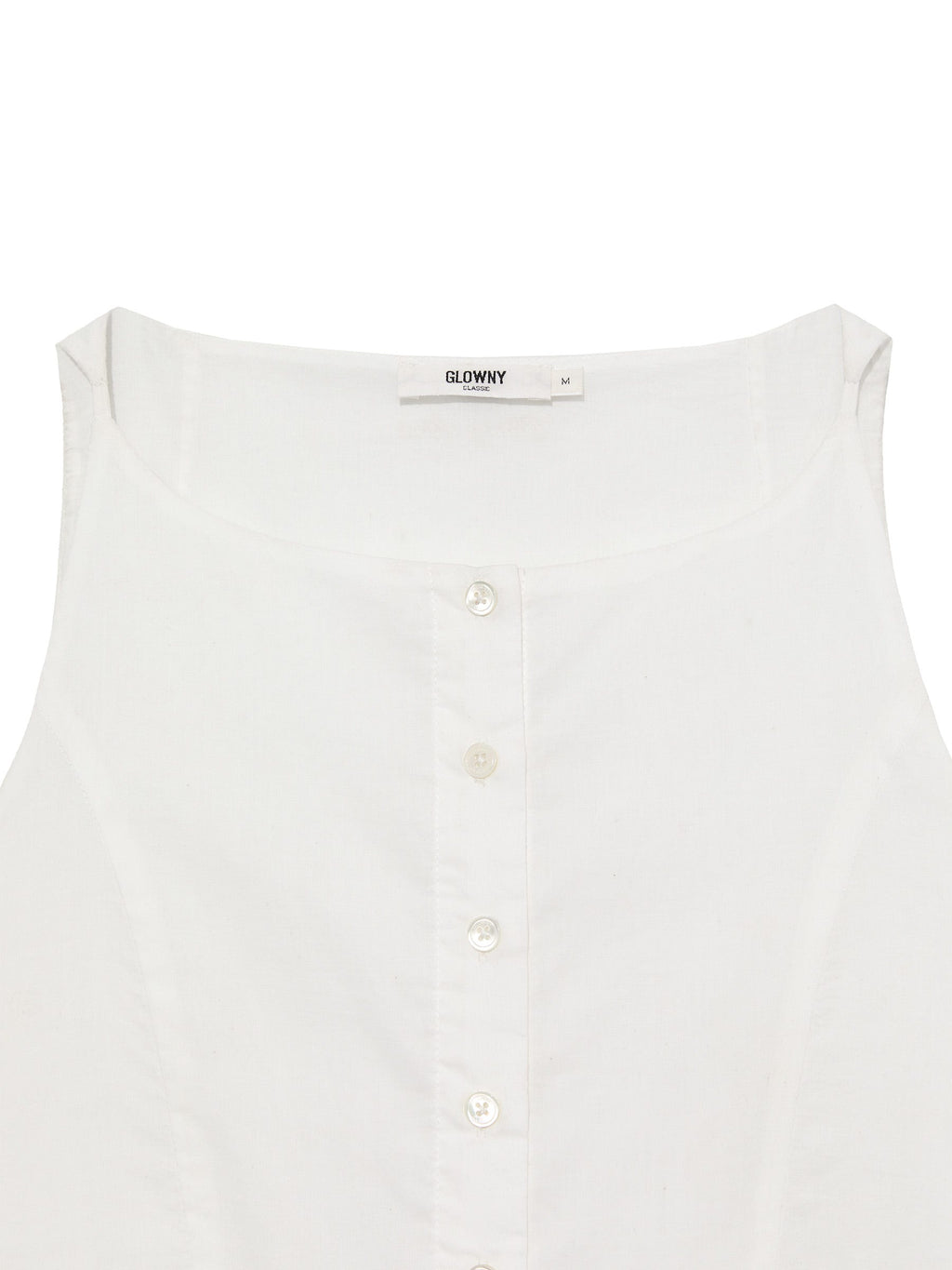 G RUFFLED BUTTON BLOUSE