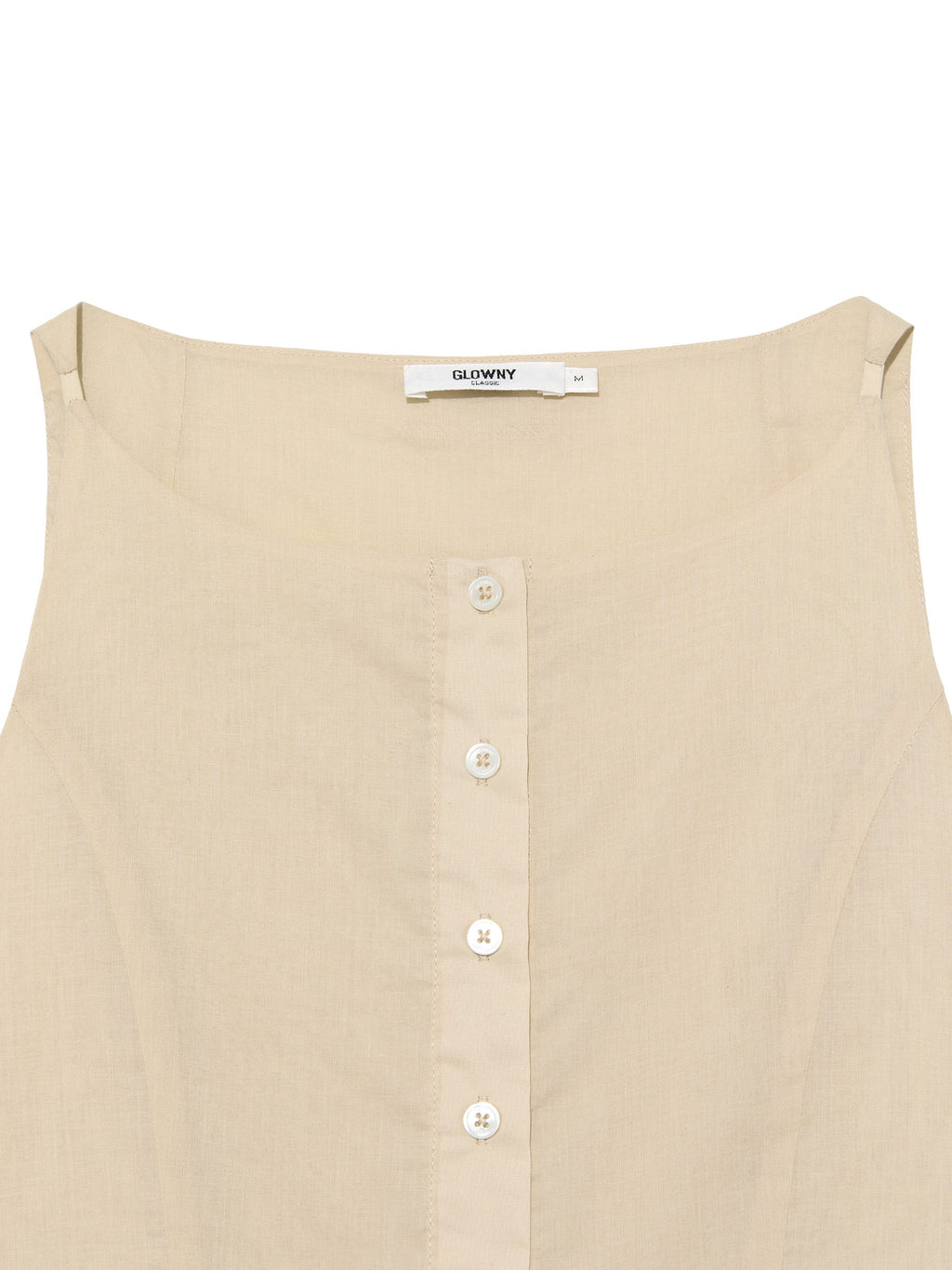 G RUFFLED BUTTON BLOUSE
