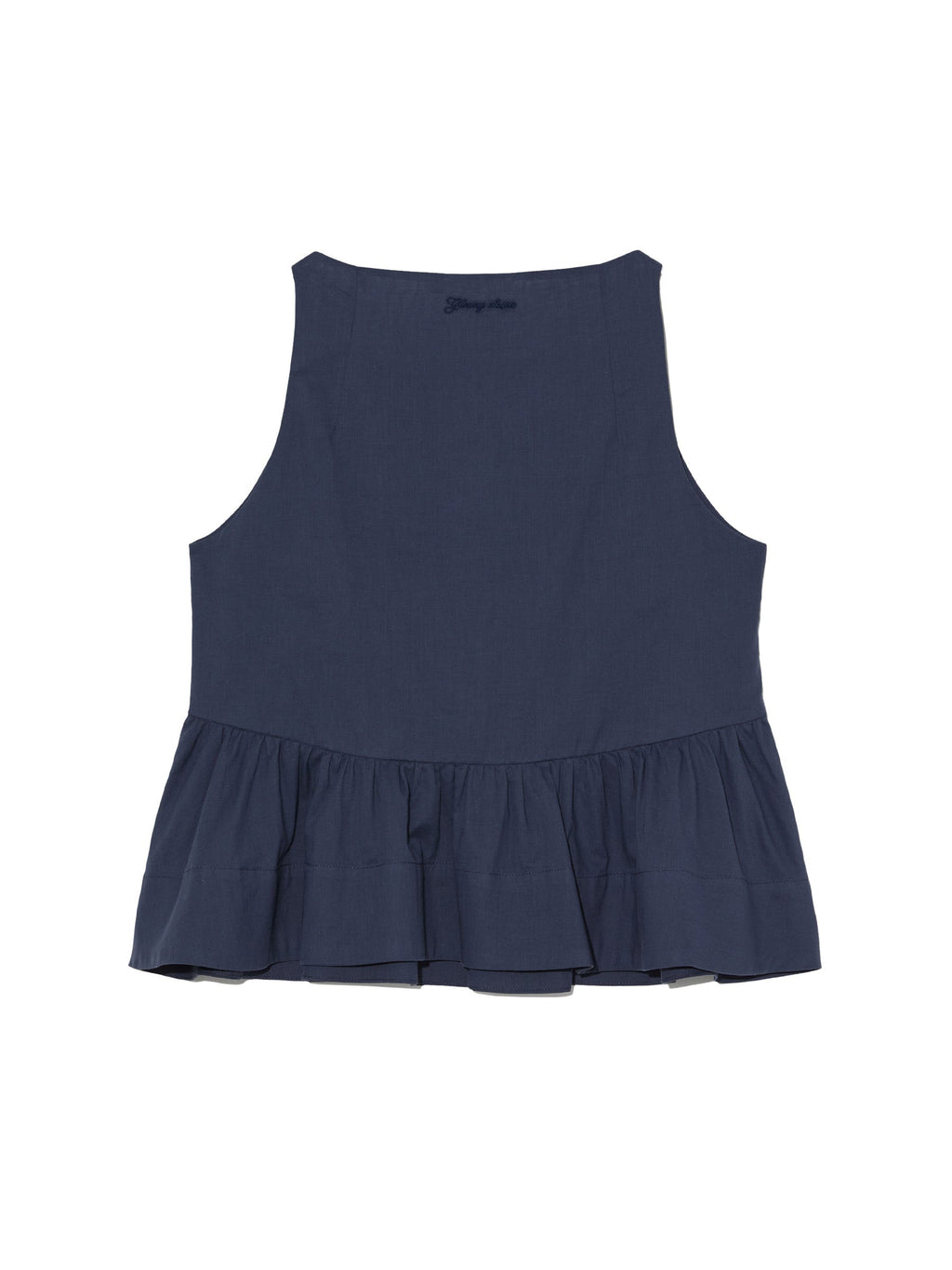 G RUFFLED BUTTON BLOUSE