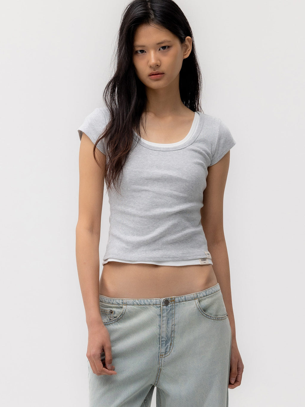 G DEEP SCOOP TEE