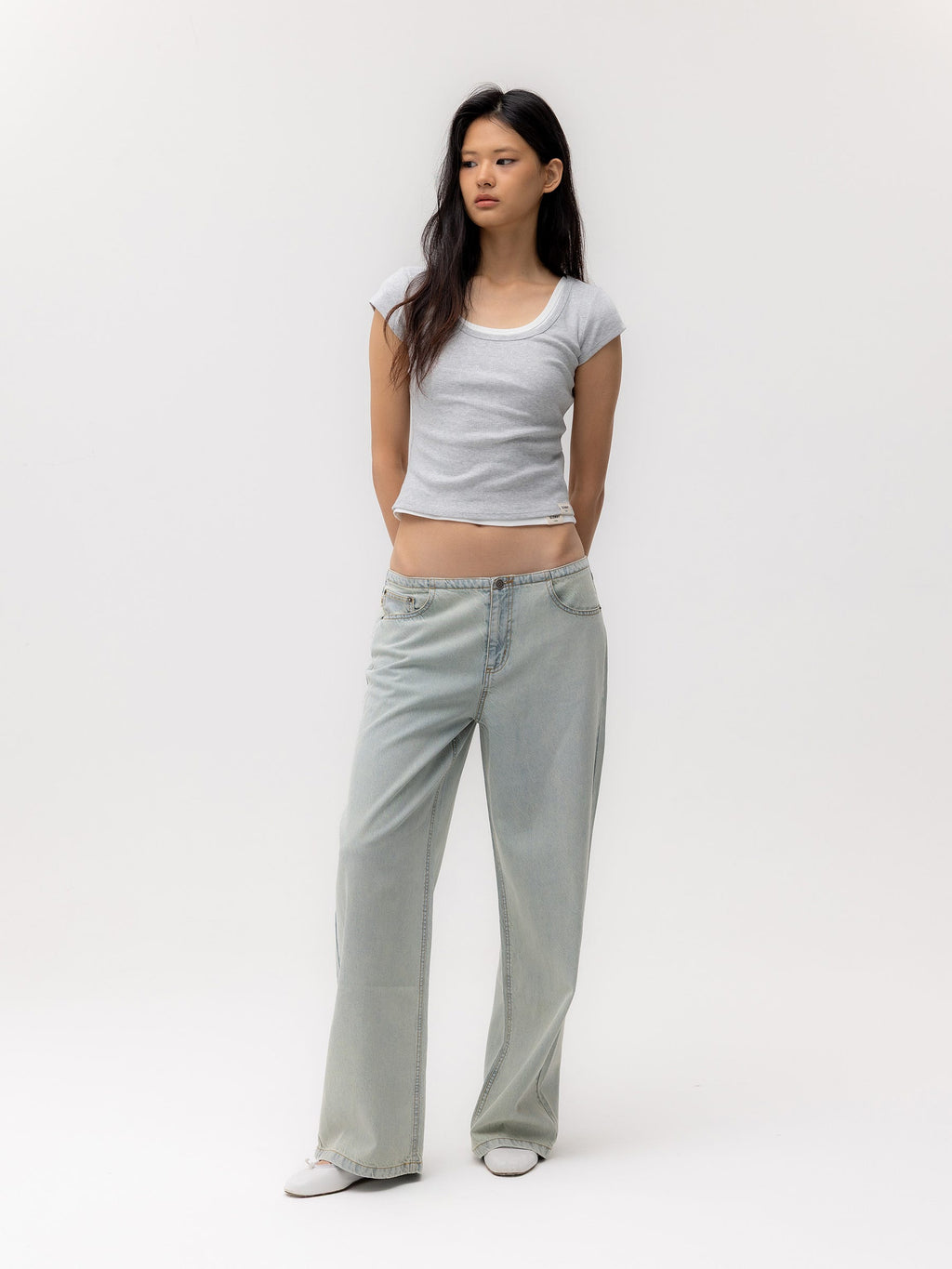G DEEP SCOOP TEE