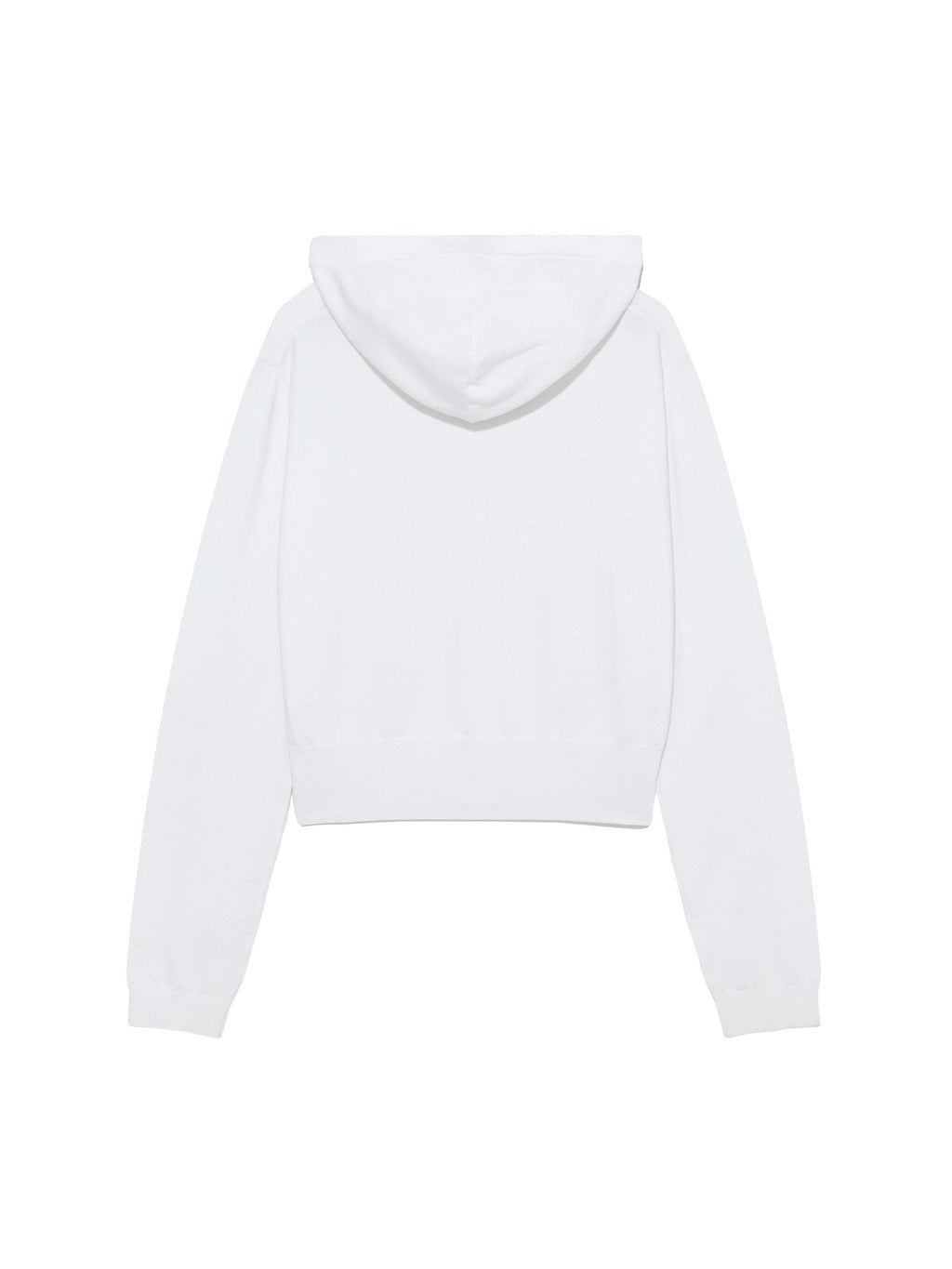 G HUG V-NECK KNIT HOODIE