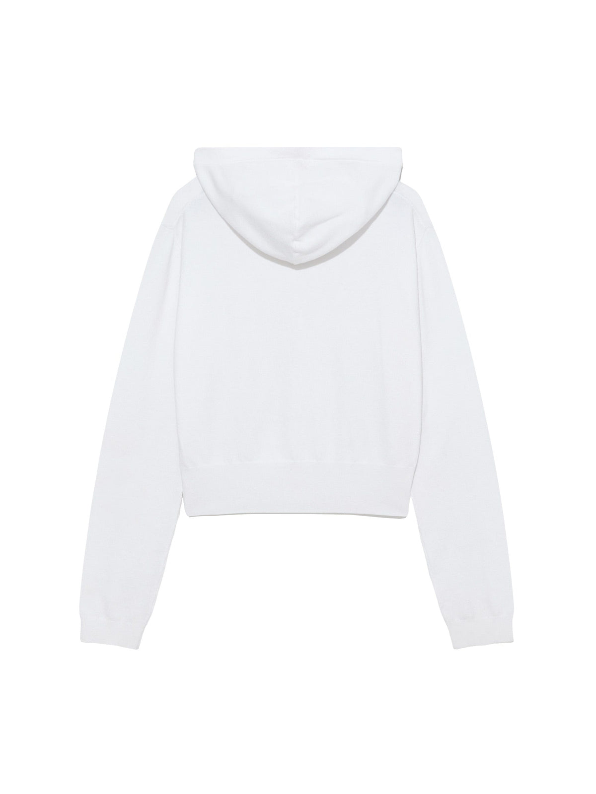 G HUG V-NECK KNIT HOODIE