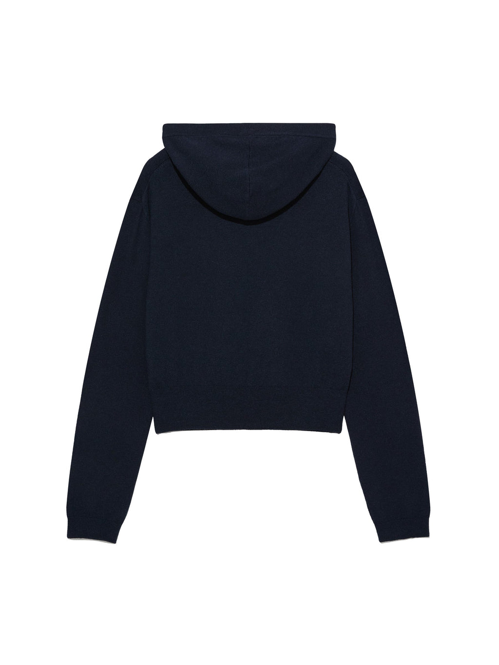 G HUG V-NECK KNIT HOODIE