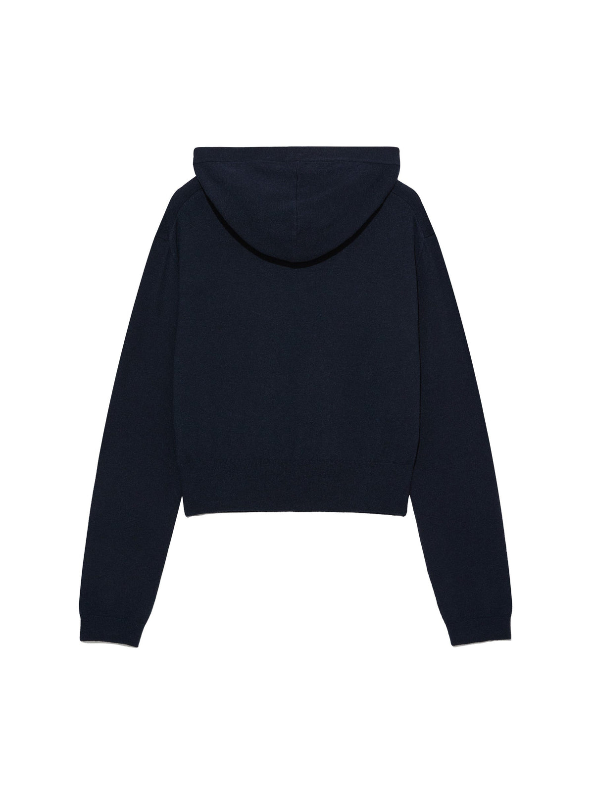 G HUG V-NECK KNIT HOODIE