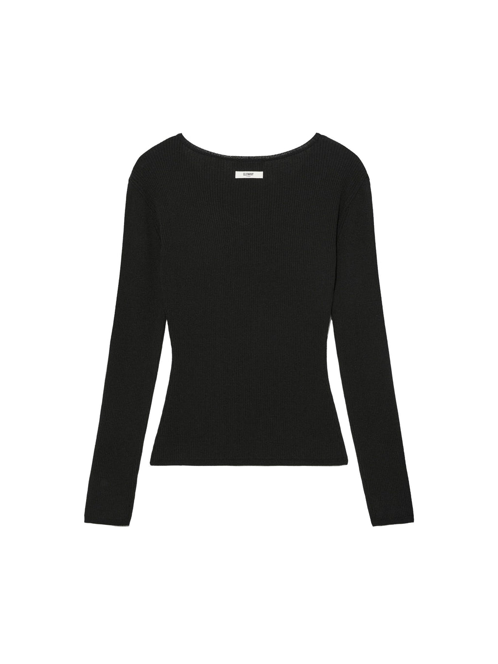 G CLASSIC RIB V-NECK KNIT