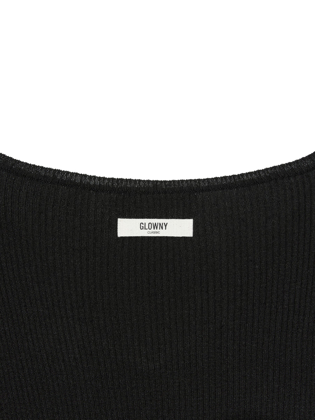 G CLASSIC RIB V-NECK KNIT