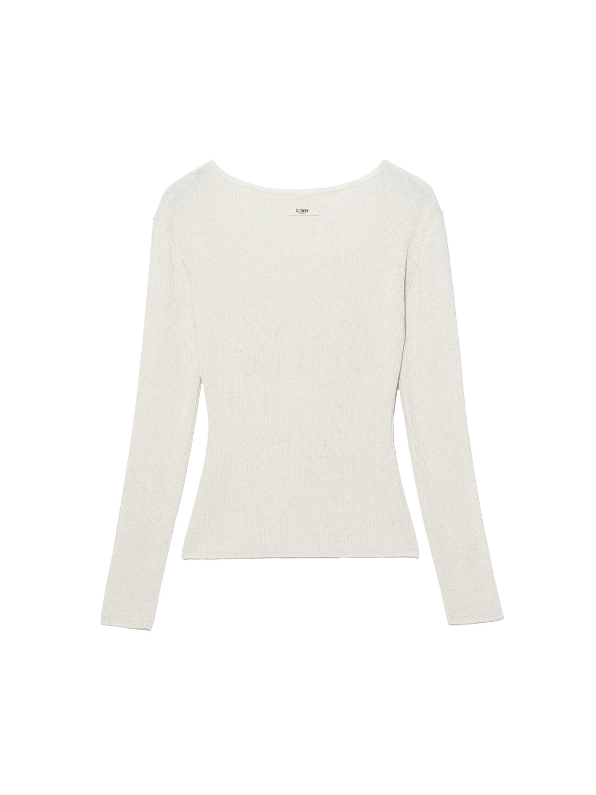 G CLASSIC RIB V-NECK KNIT