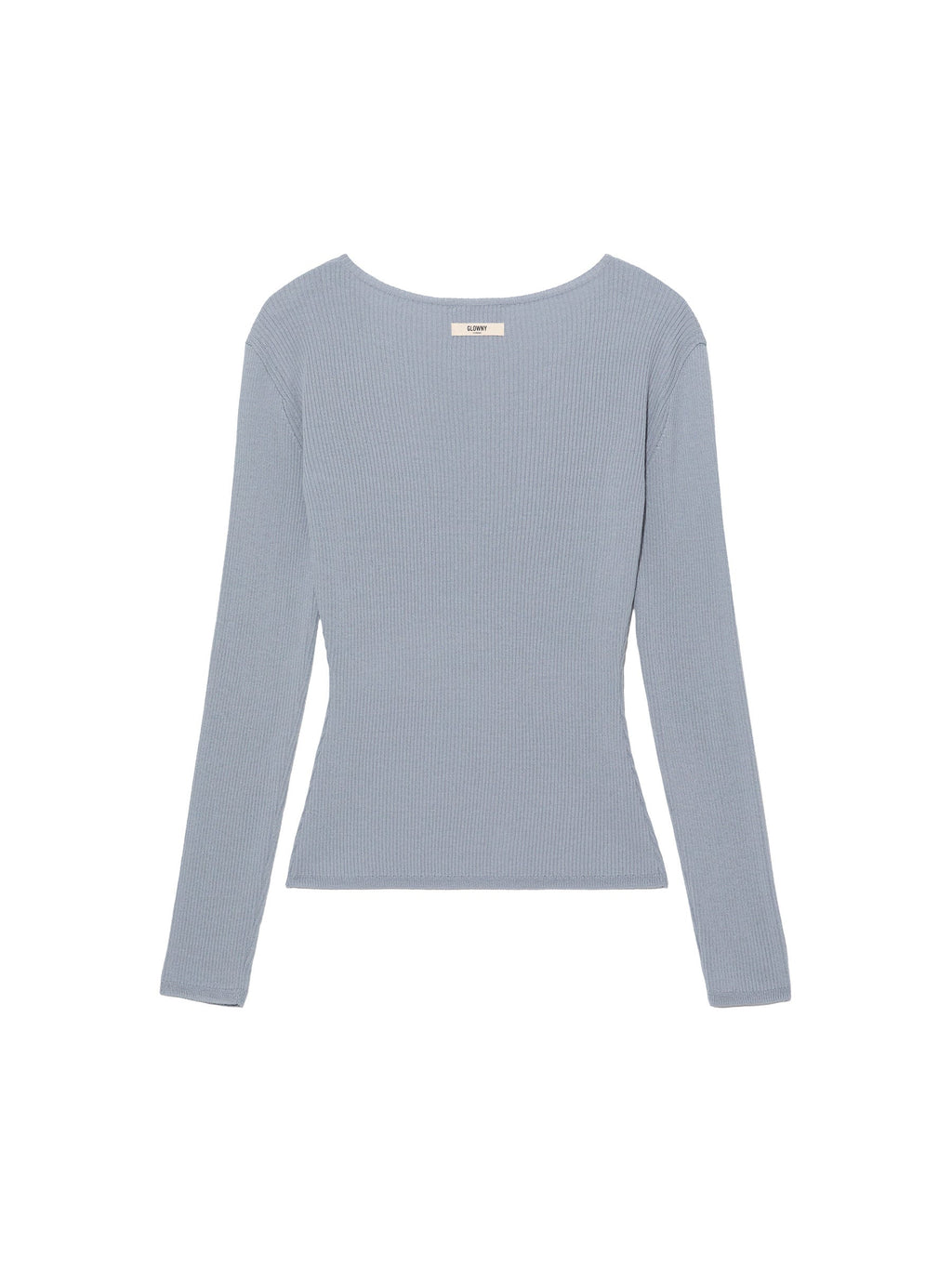 G CLASSIC RIB V-NECK KNIT