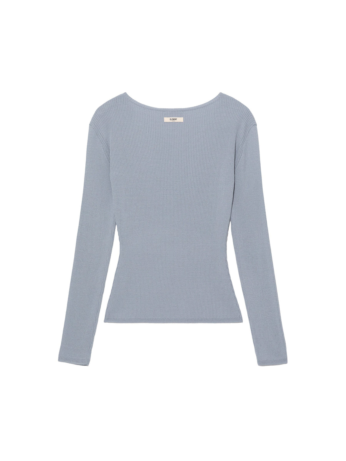G CLASSIC RIB V-NECK KNIT
