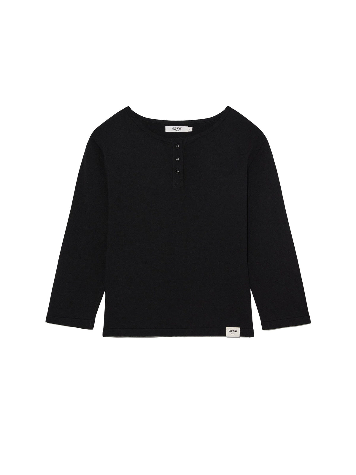 3/4 BUTTON FLY KNIT TEE