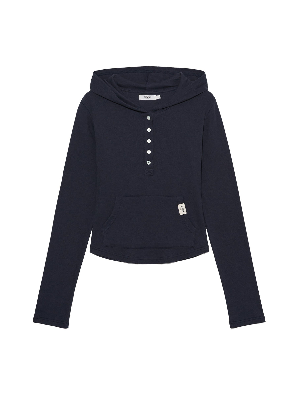 G FINE BUTTON HOODIE