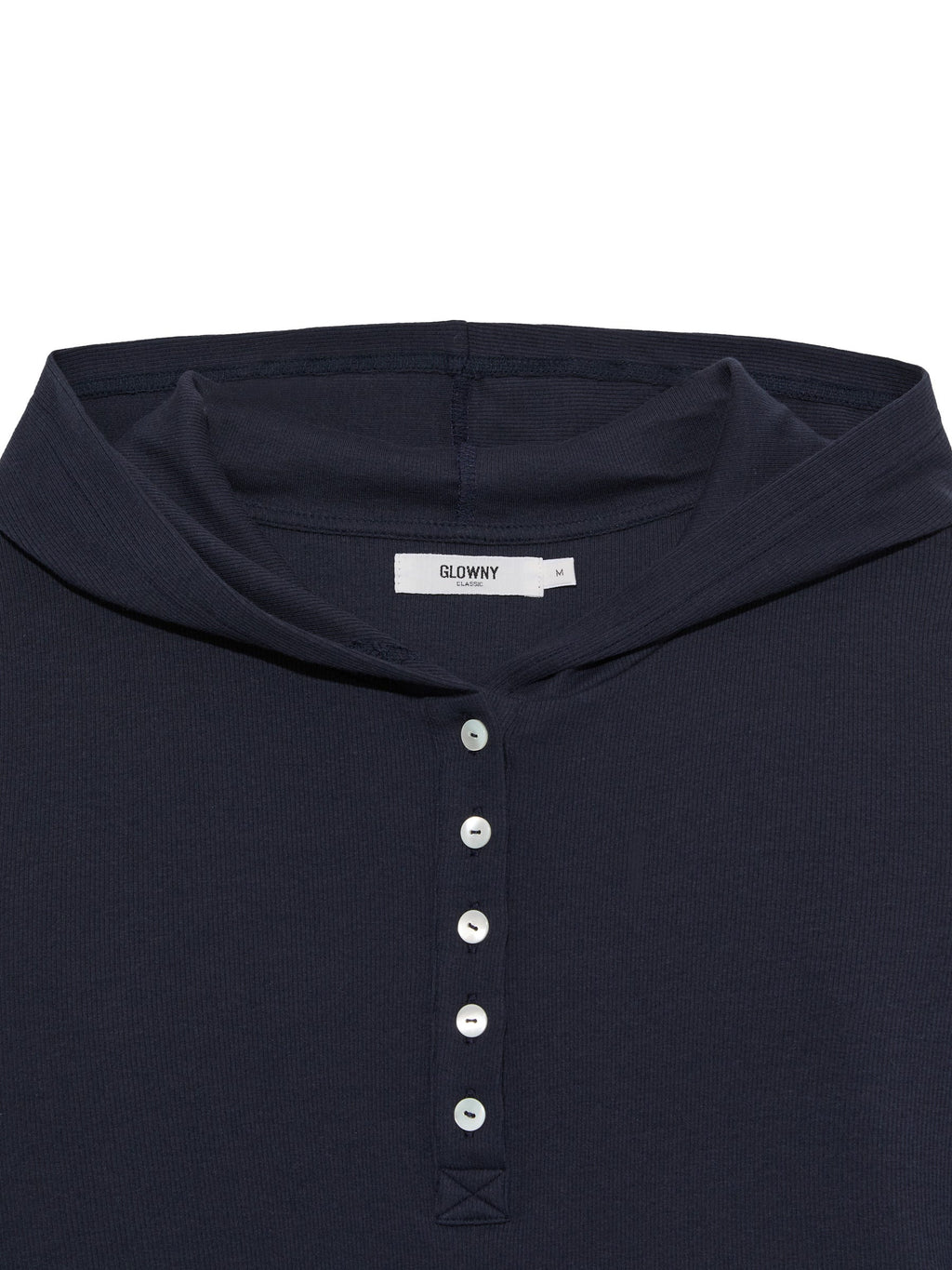 G FINE BUTTON HOODIE